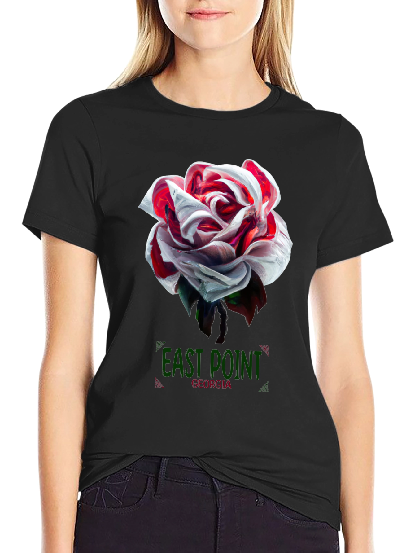 East Point Georgia Rose Graphic Tee