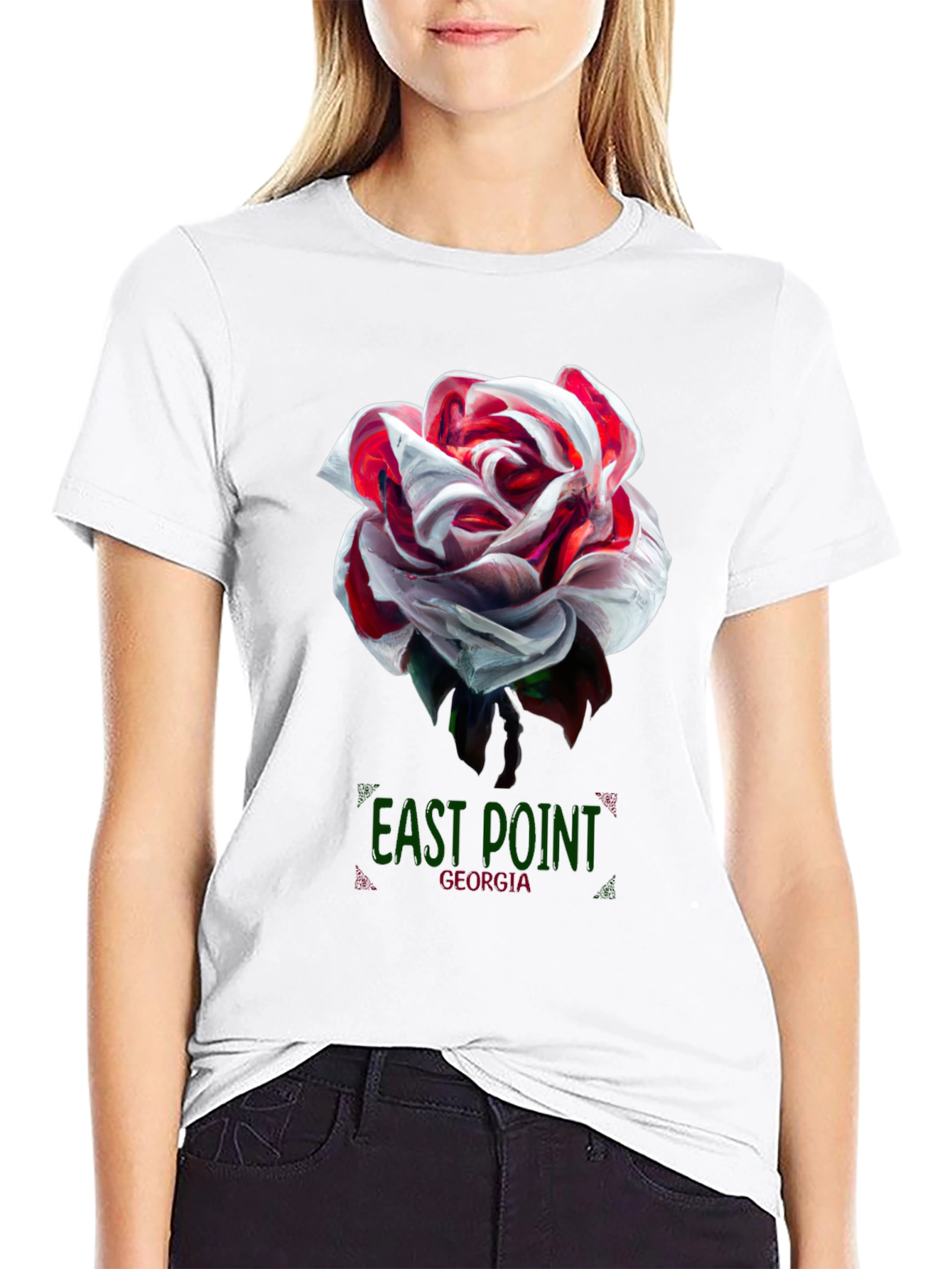 East Point Georgia Rose Graphic Tee