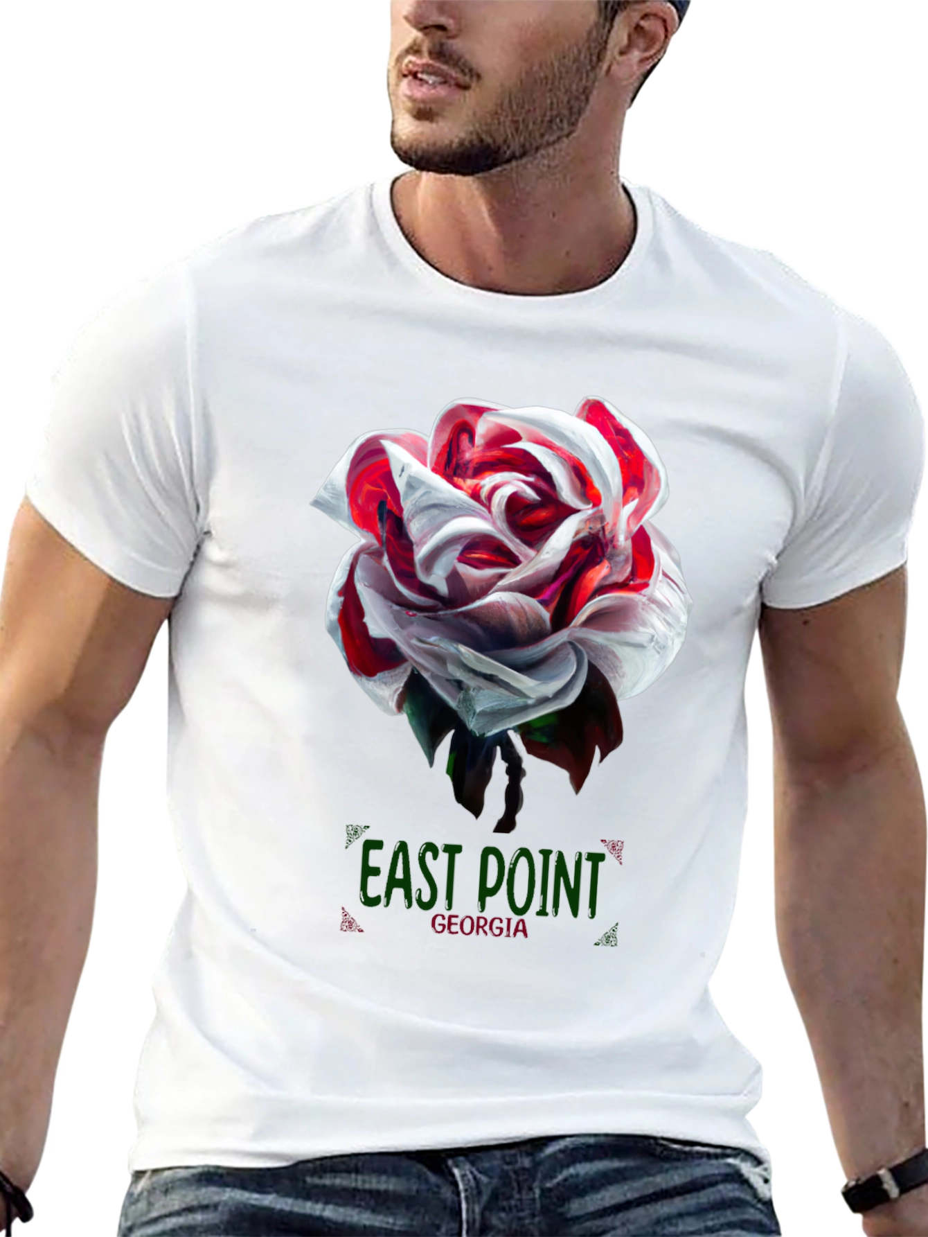 East Point Georgia Rose Graphic Tee