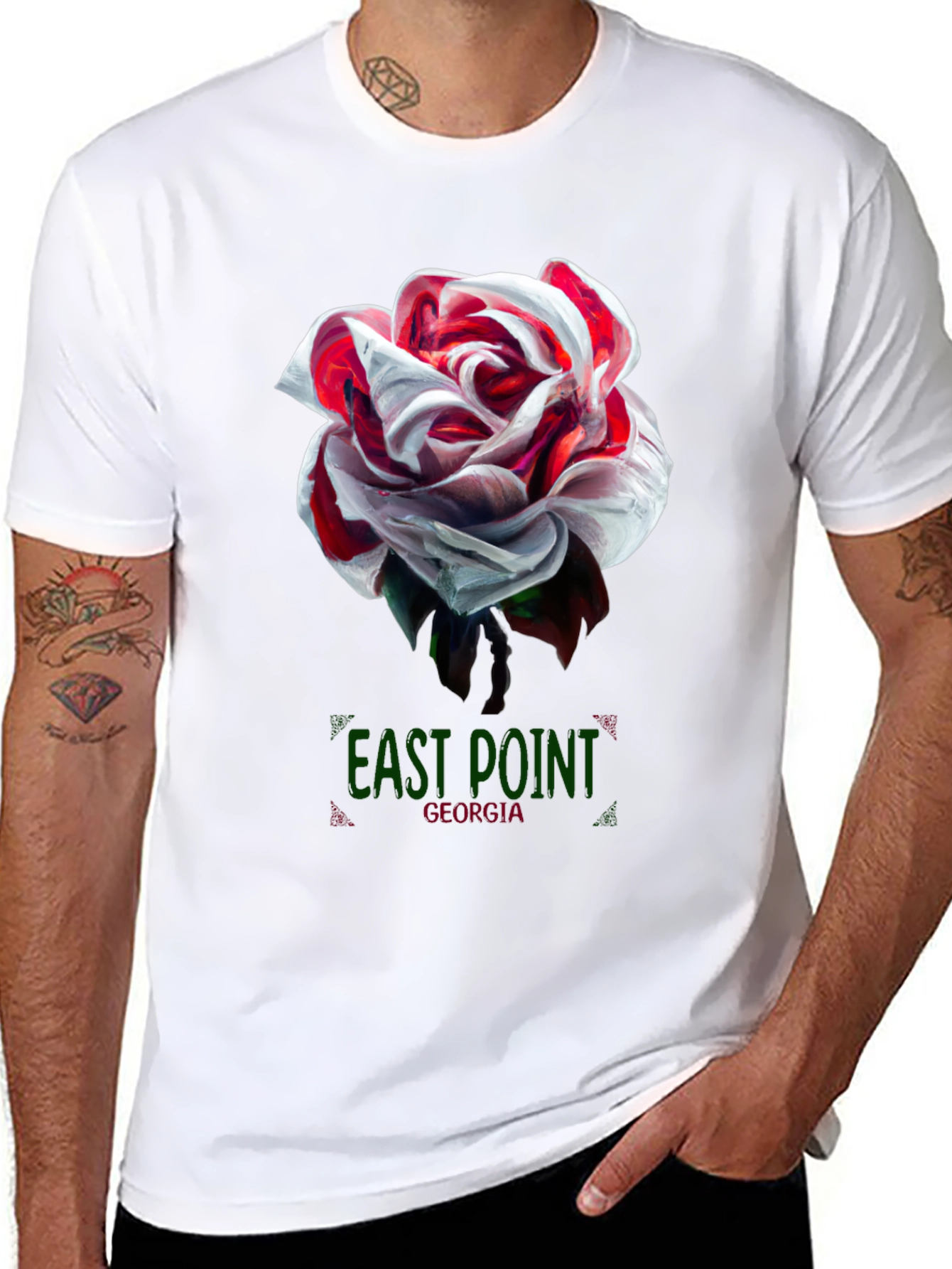 East Point Georgia Rose Graphic Tee