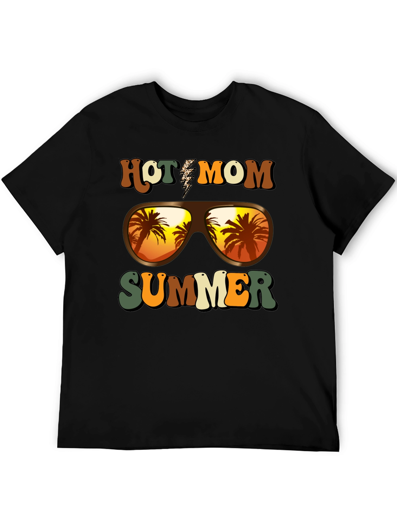 Hot Mom Summer T-Shirt - Tropical Vibes