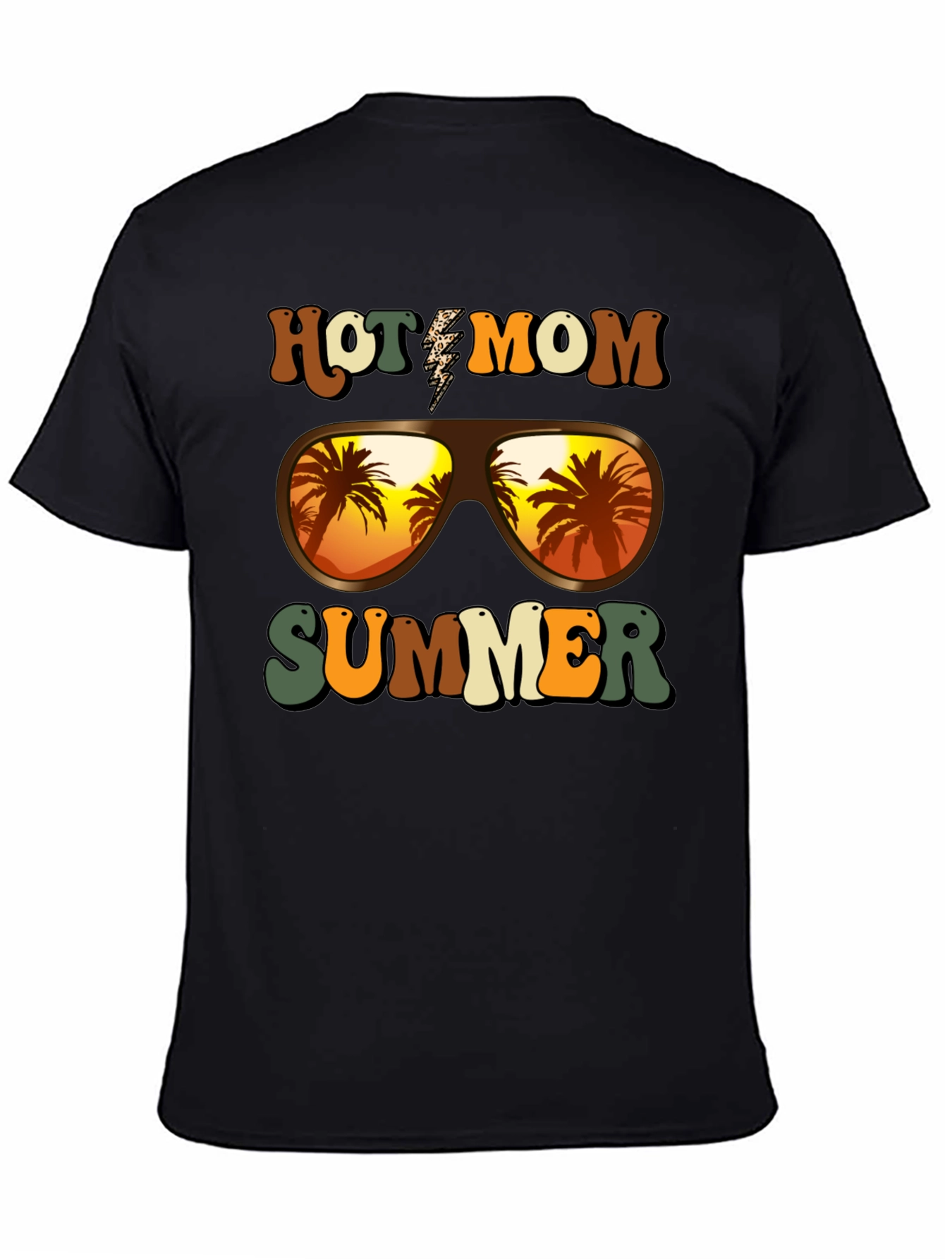 Hot Mom Summer T-Shirt - Tropical Vibes