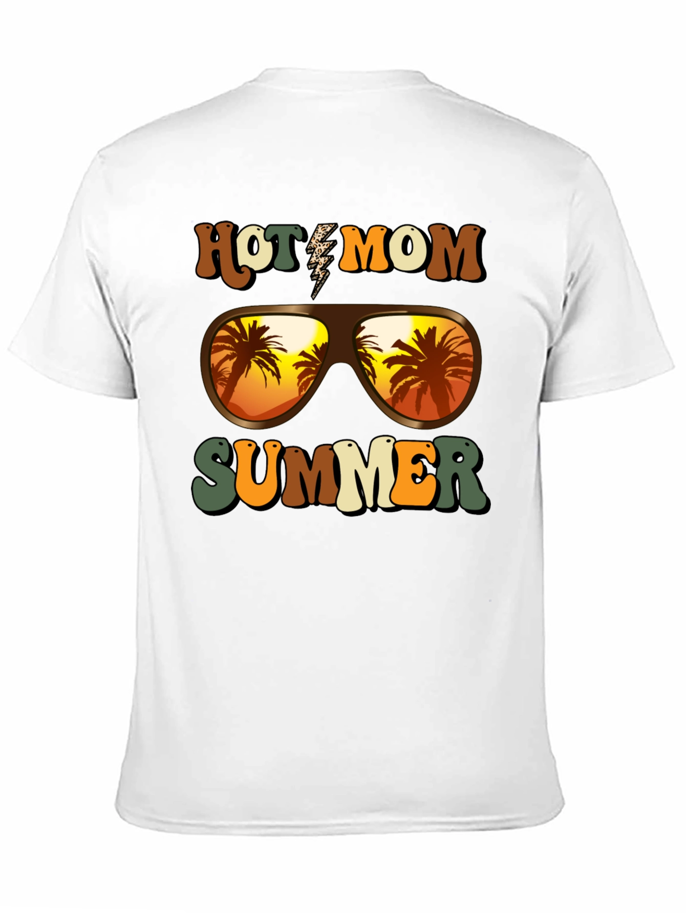 Hot Mom Summer T-Shirt - Tropical Vibes