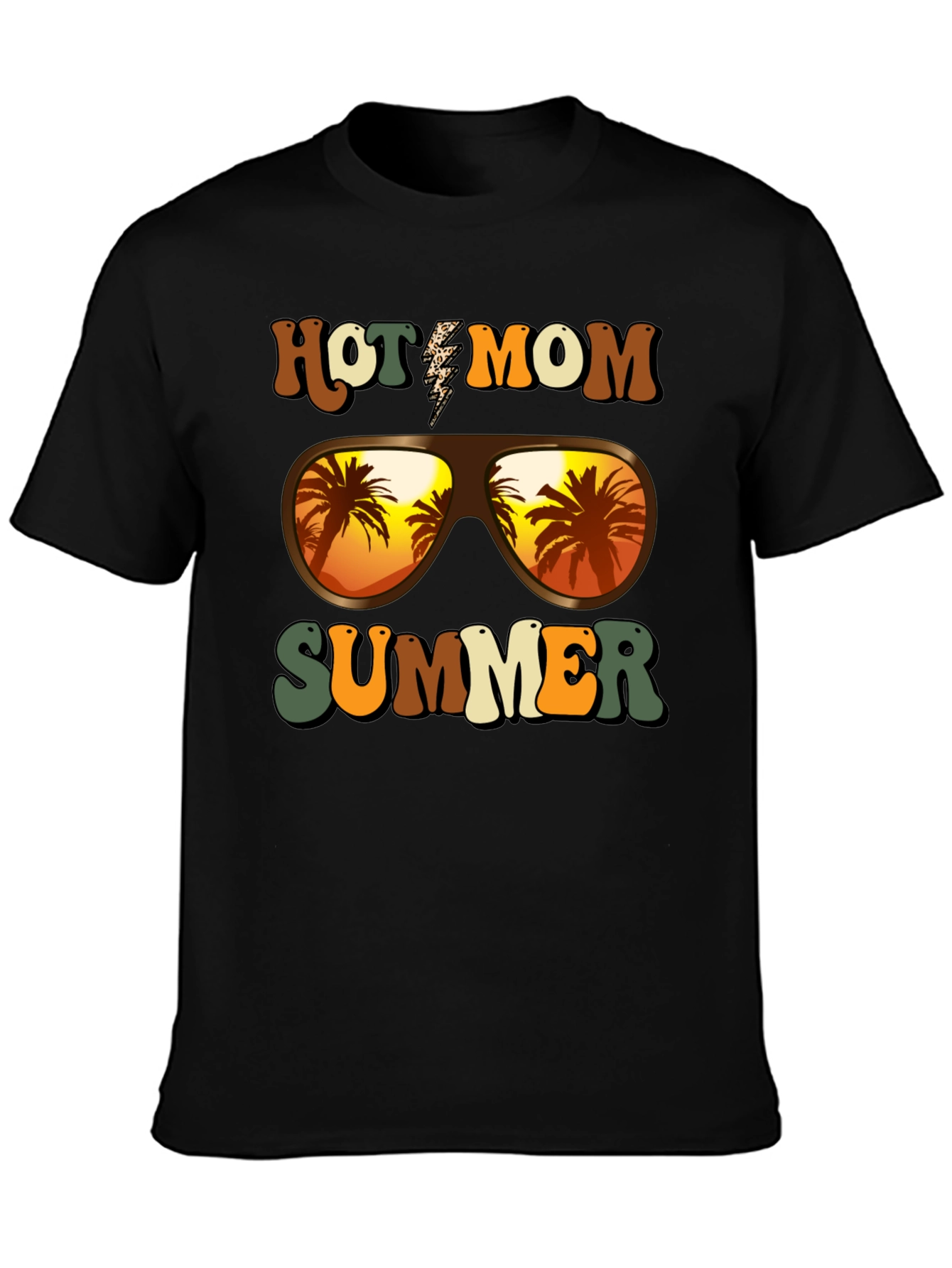 Hot Mom Summer T-Shirt - Tropical Vibes
