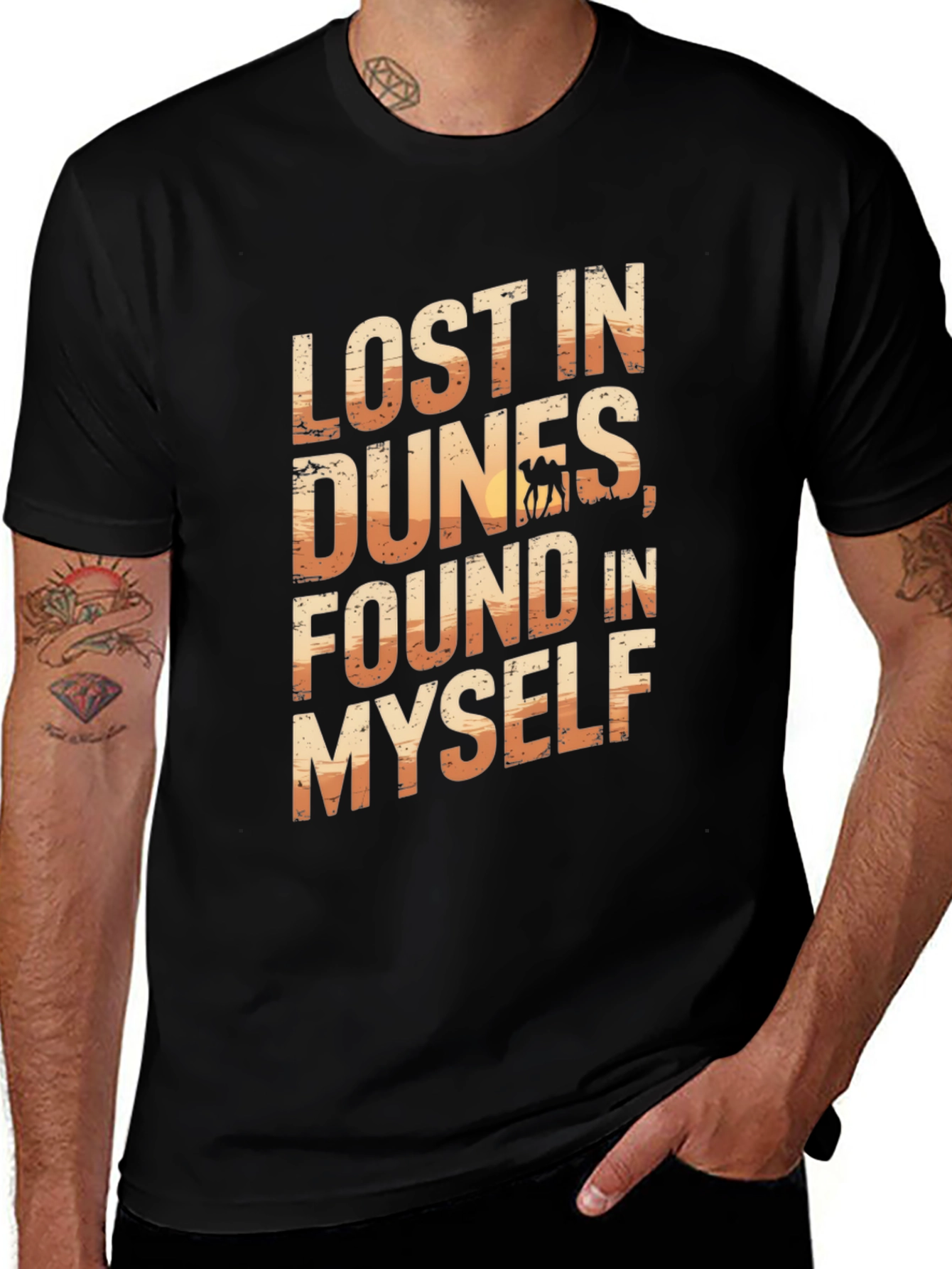 Lost in Dunes T-Shirt: Find Yourself in Style!