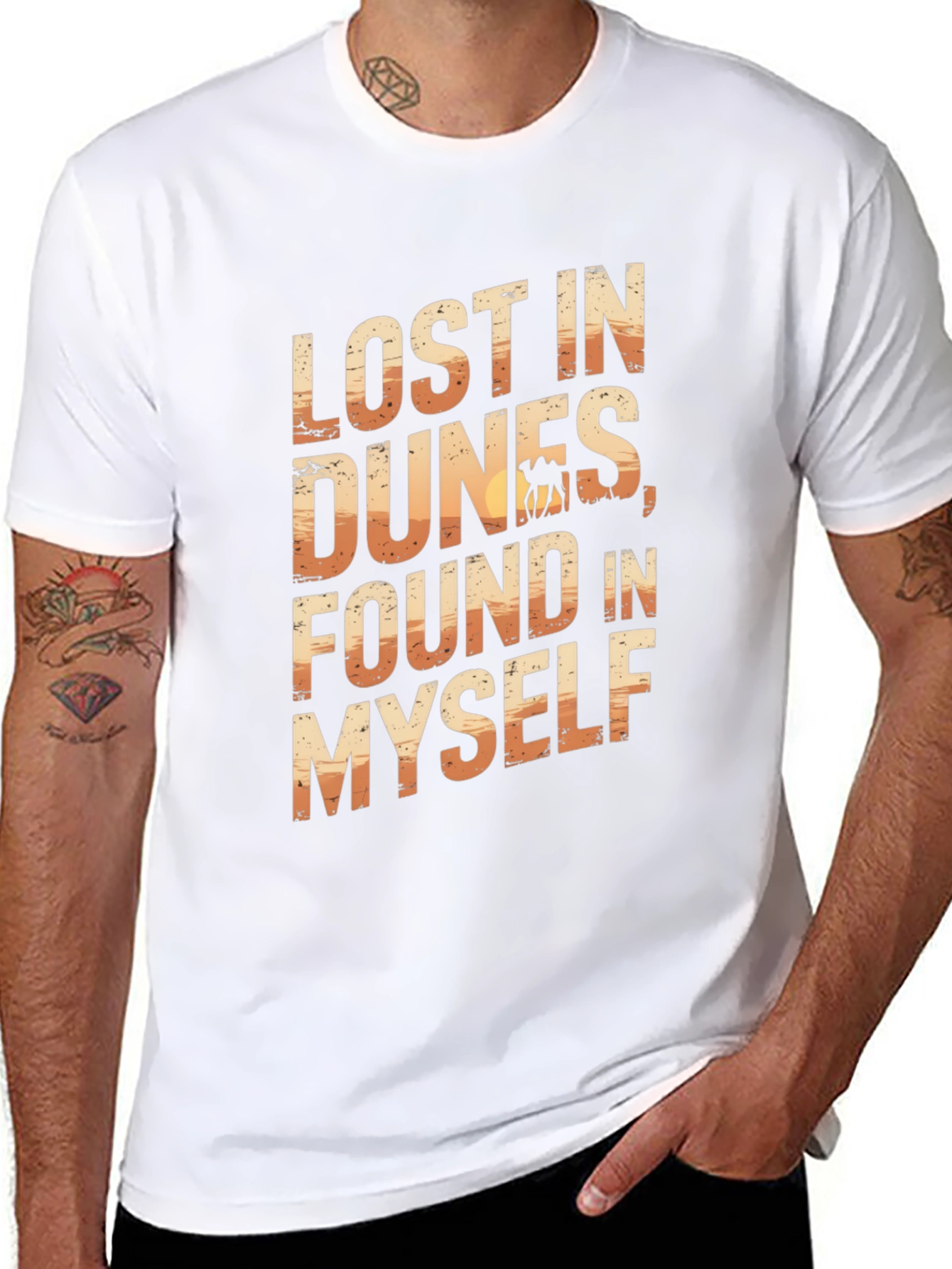 Lost in Dunes T-Shirt: Find Yourself in Style!