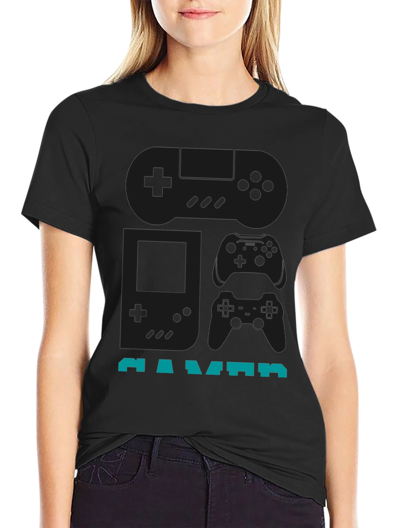 Gamer T-Shirt: Retro Controller Design