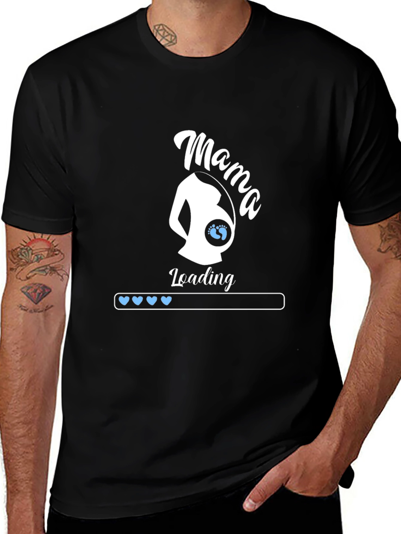 Mama Loading T-Shirt - Pregnancy Announcement