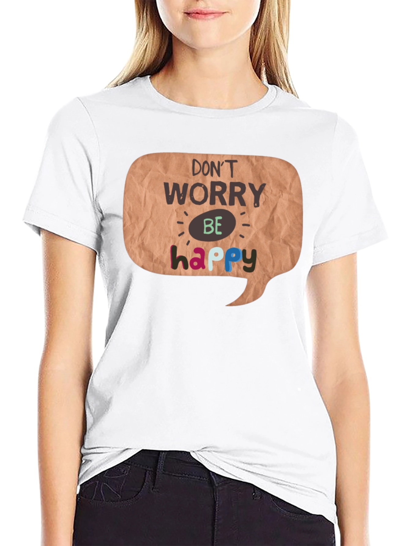 Dont Worry Be Happy Graphic T-Shirt