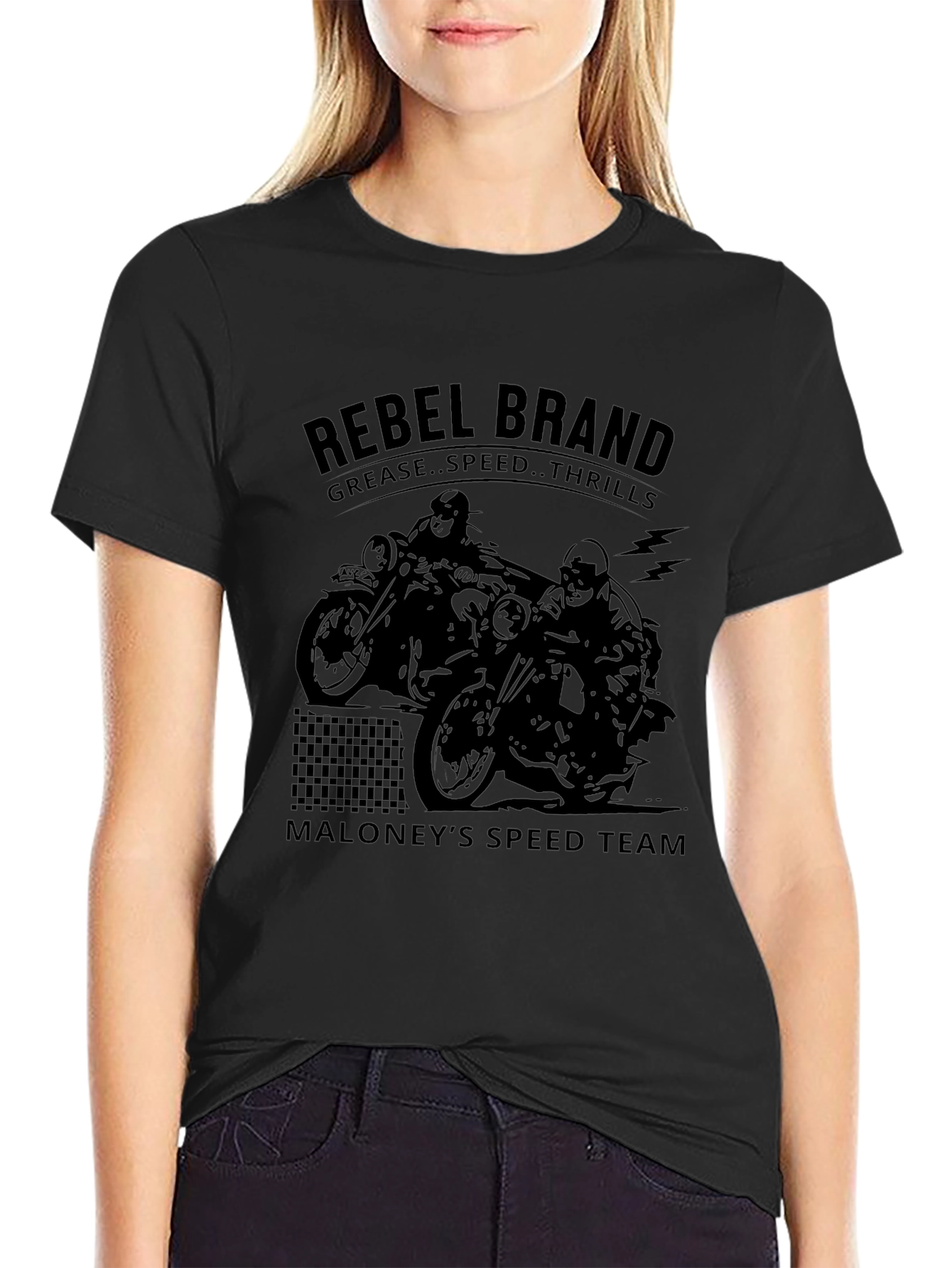 Rebel Brand Motorbike Graphic Tee