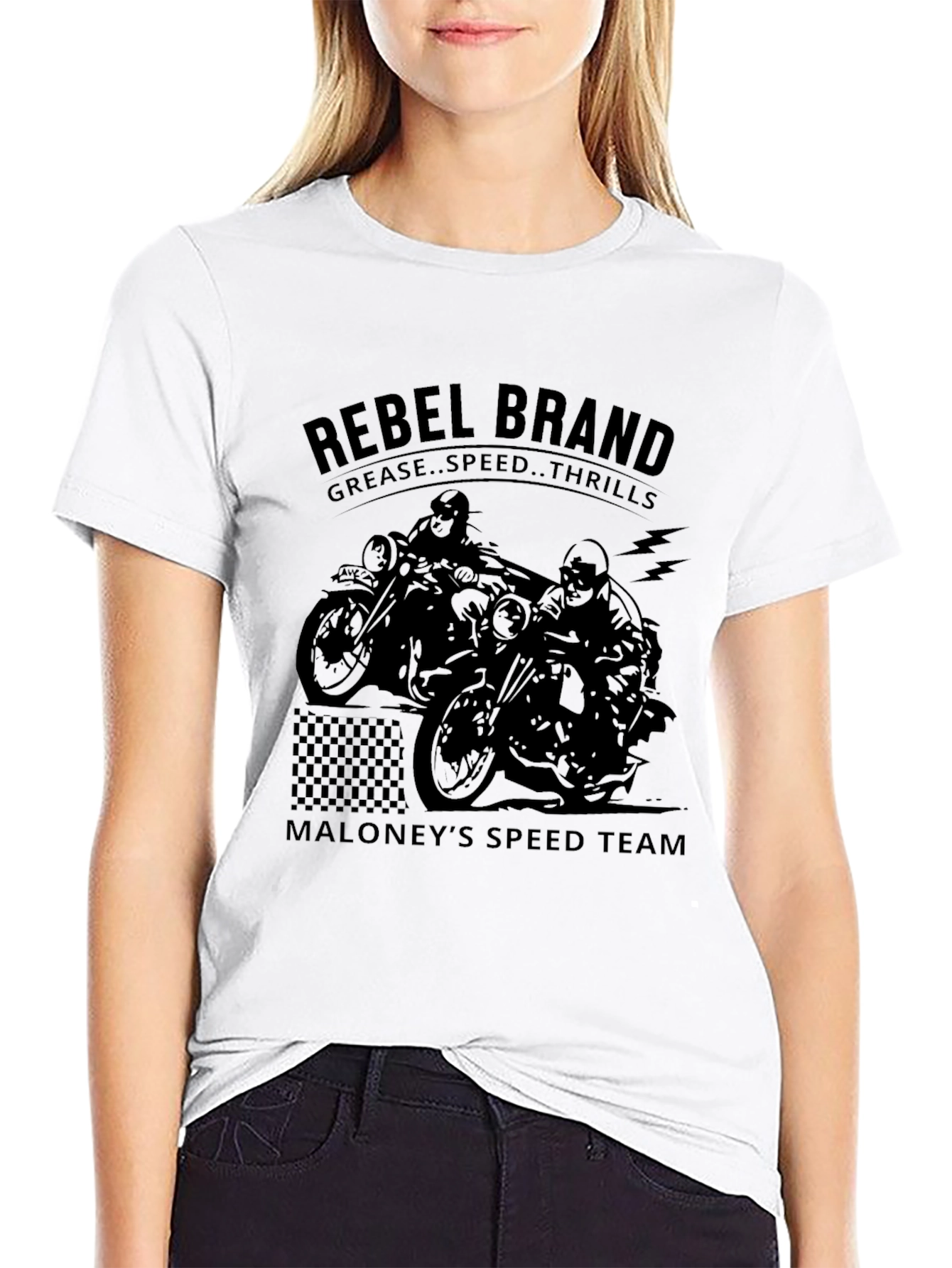 Rebel Brand Motorbike Graphic Tee