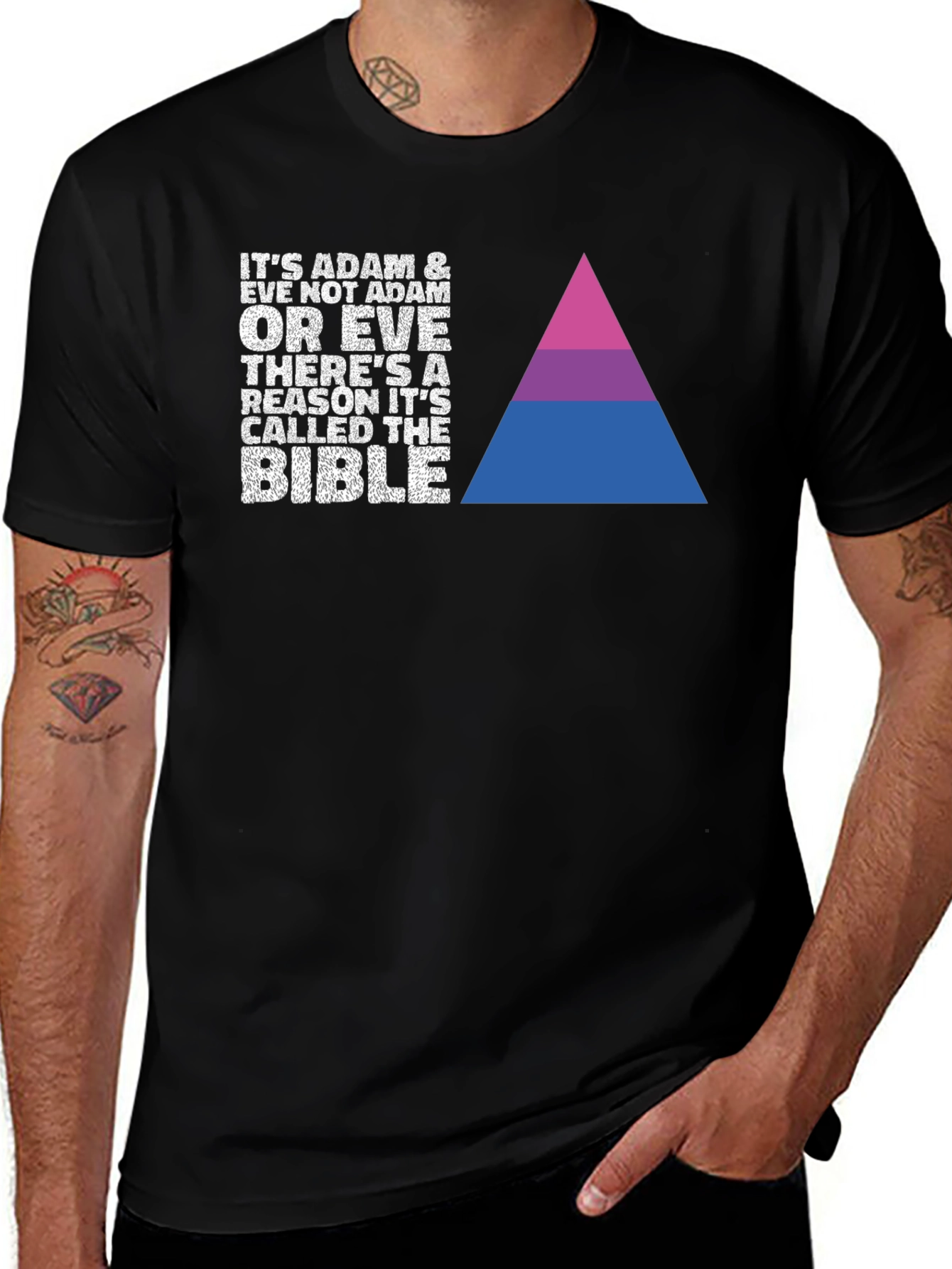 Adam & Eve Graphic Tee - LGBTQ+ Pride Shirt