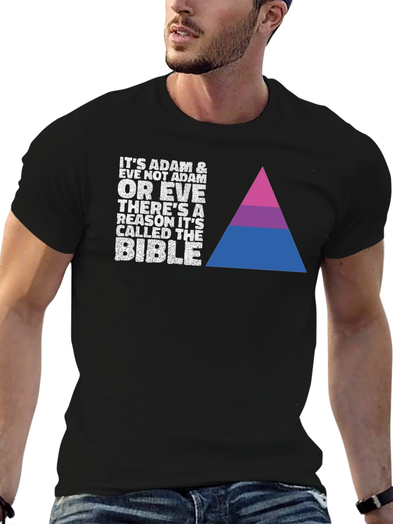 Adam & Eve Graphic Tee - LGBTQ+ Pride Shirt