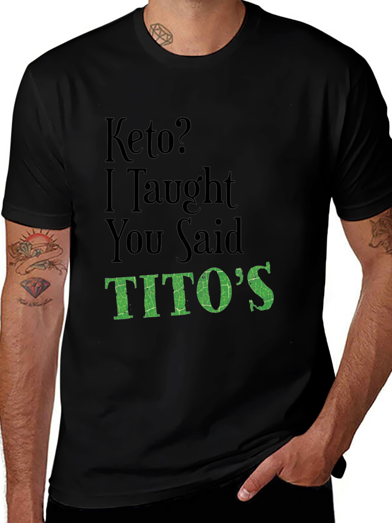 Keto Titos Funny Graphic T-Shirt