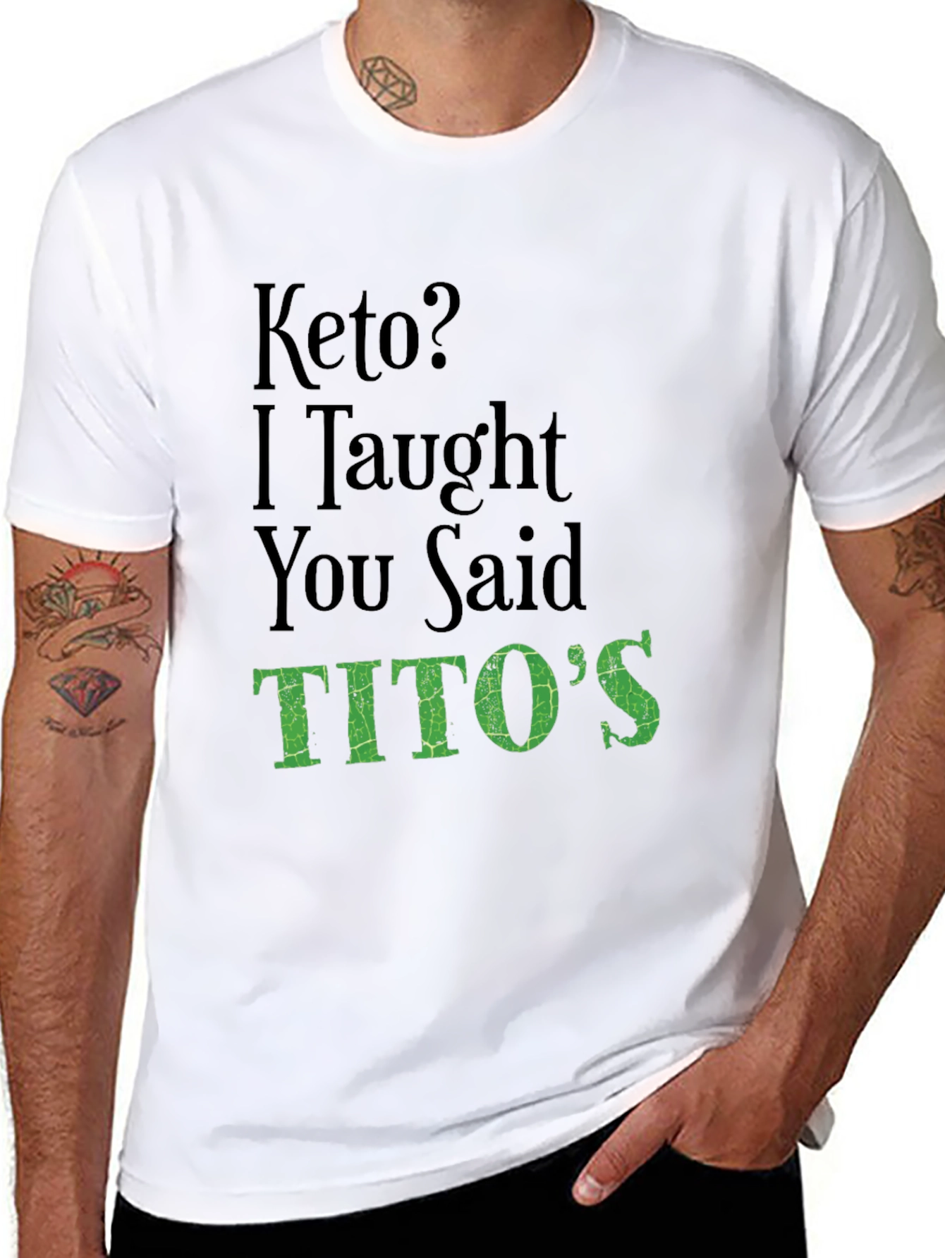 Keto Titos Funny Graphic T-Shirt
