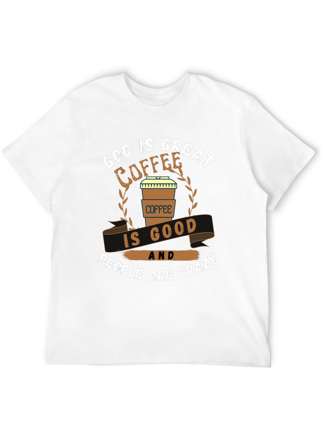 God is Great Coffee is Good Graphic T-Shirt