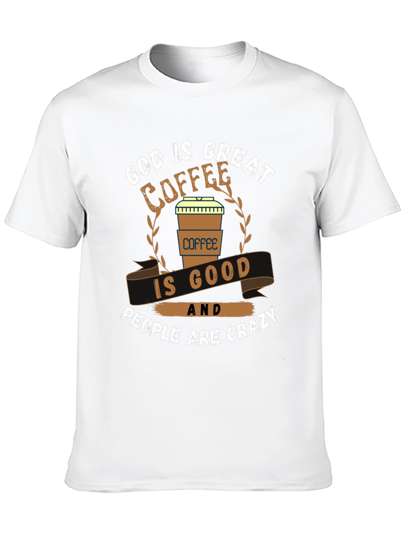 God is Great Coffee is Good Graphic T-Shirt