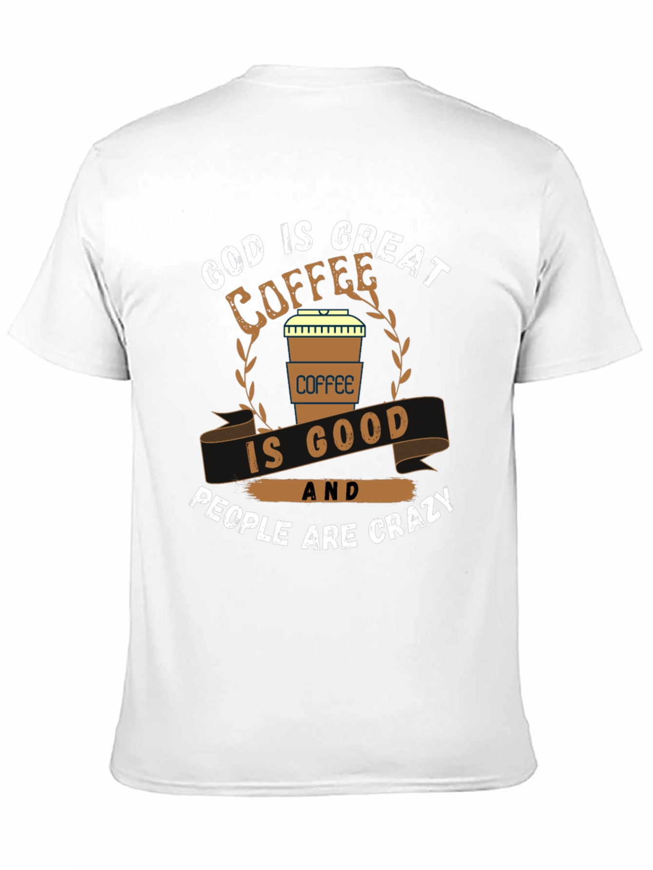 God is Great Coffee is Good Graphic T-Shirt
