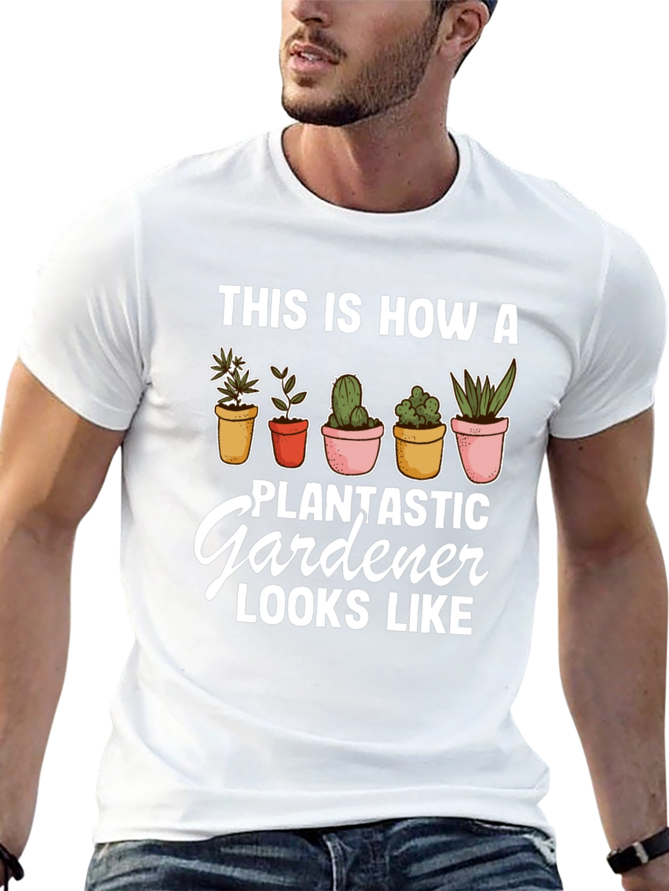 Plantastic Gardener T-Shirt - Black Graphic Tee