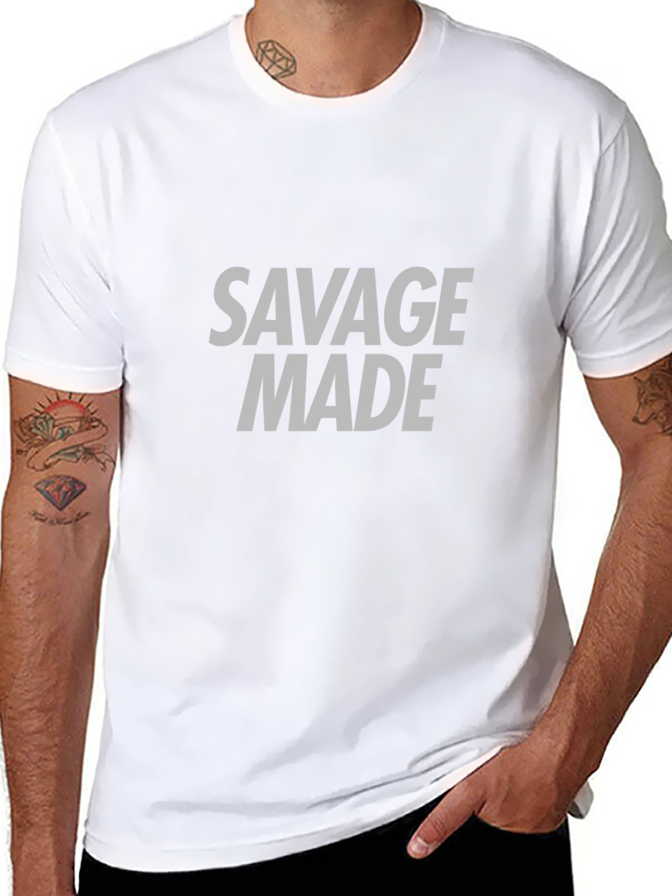 Savage Made Graphic Tee - Black