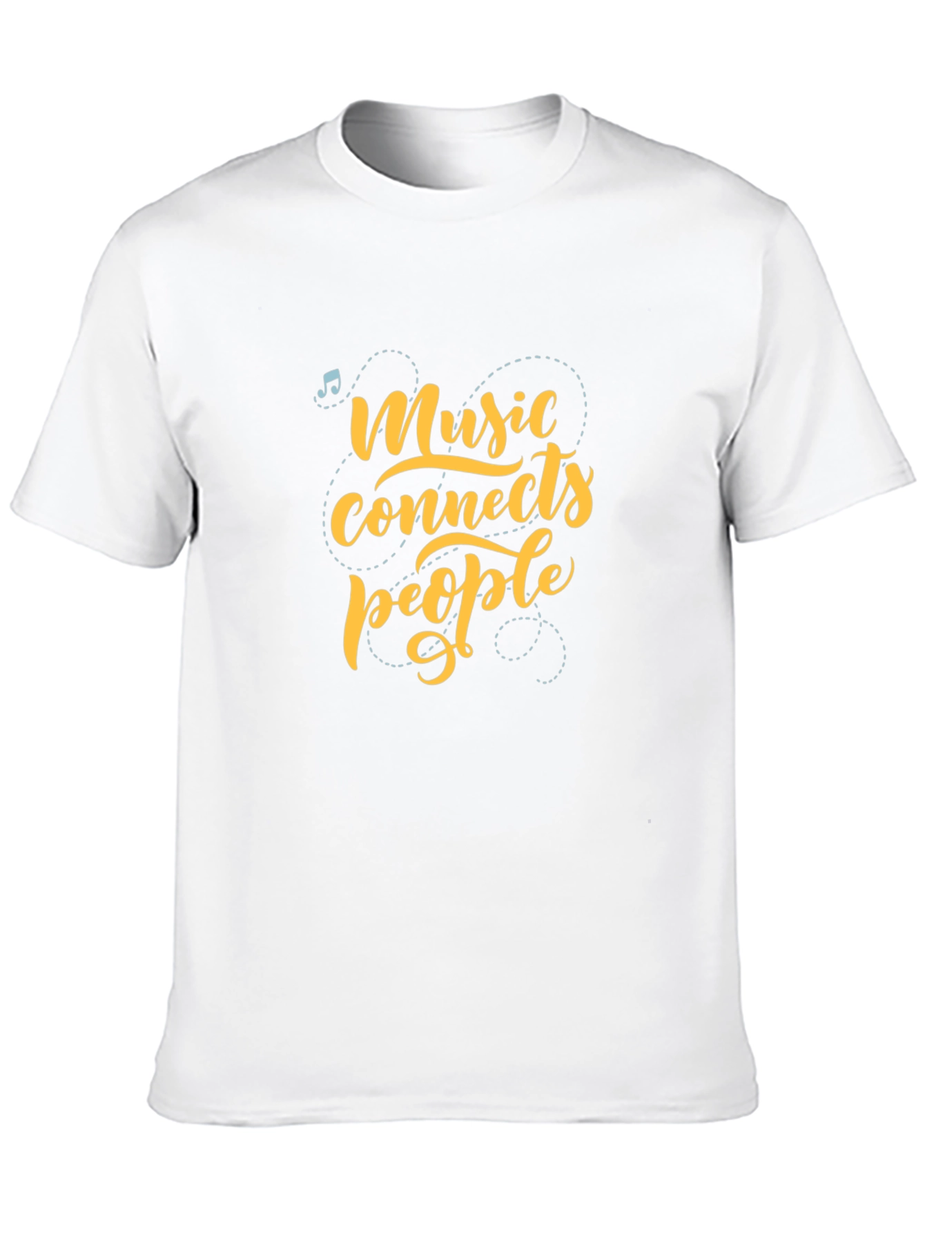 Music Connects People Graphic Tee - Black