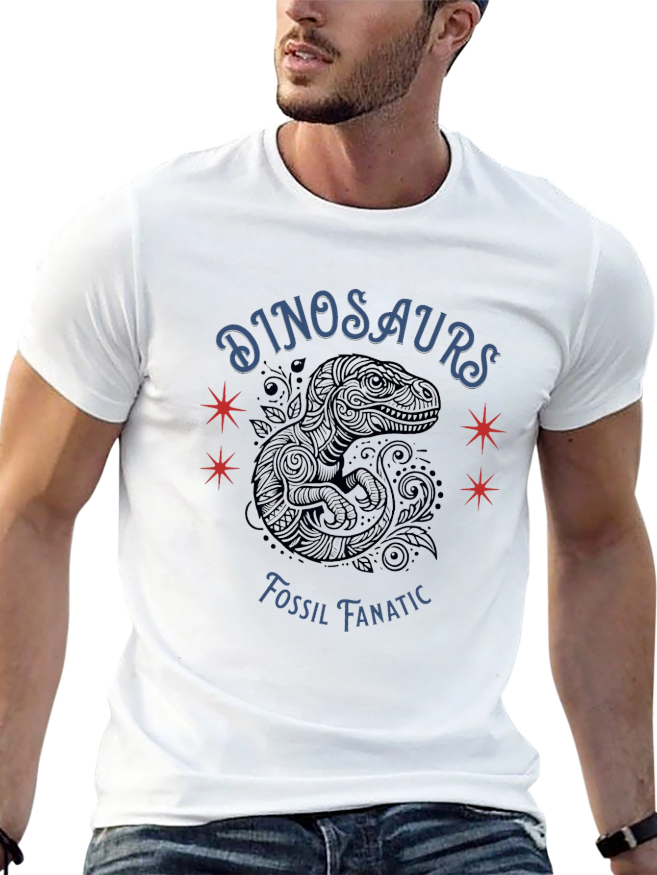 Dinosaurs Fossil Fanatic Graphic Tee