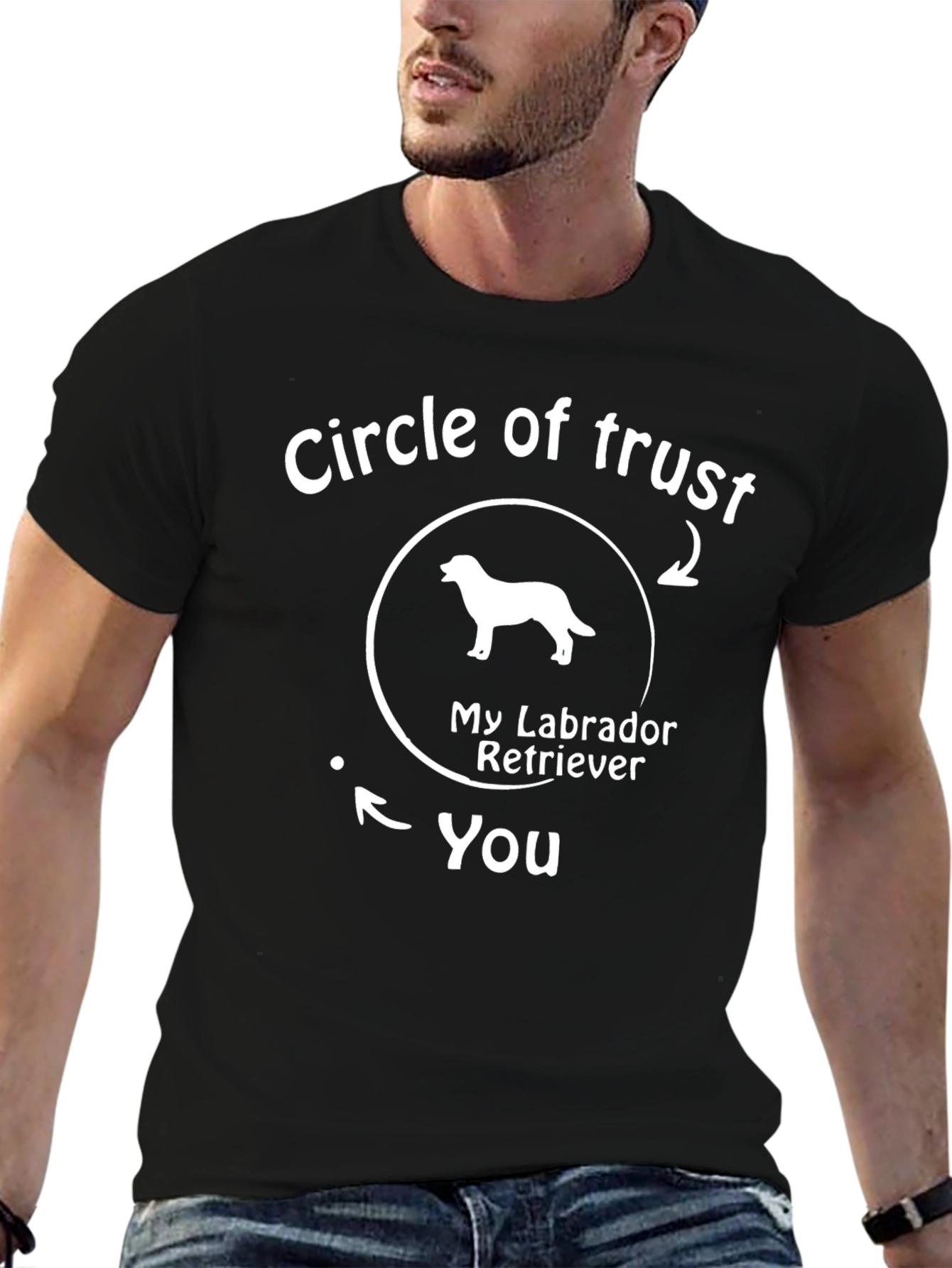Circle of Trust Labrador Retriever Graphic Tee