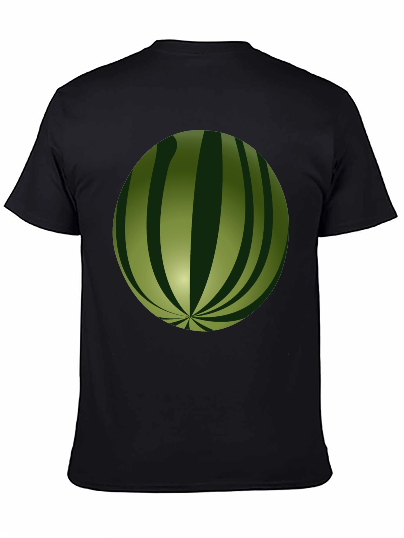 Watermelon Graphic Black T-Shirt