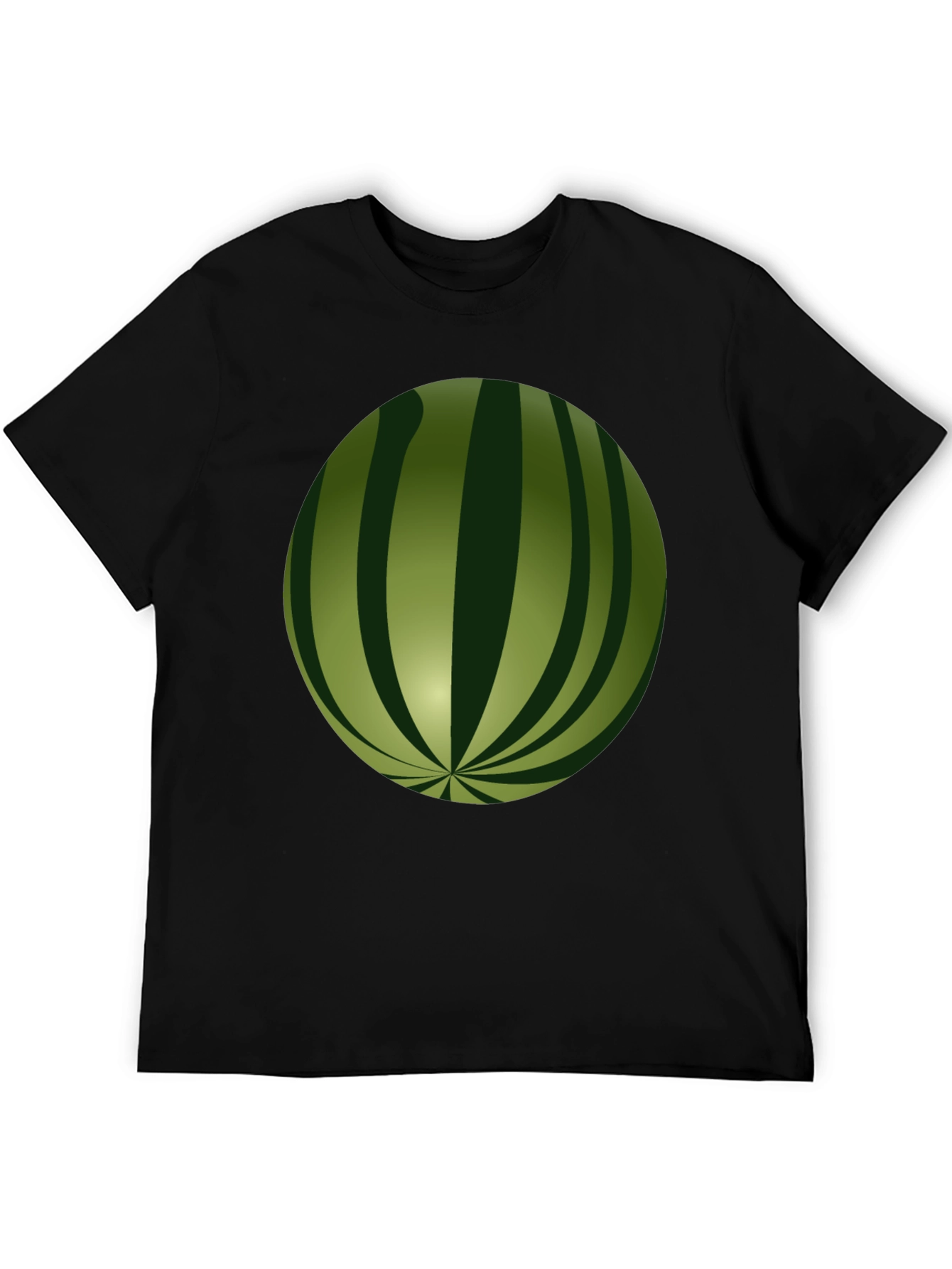 Watermelon Graphic Black T-Shirt