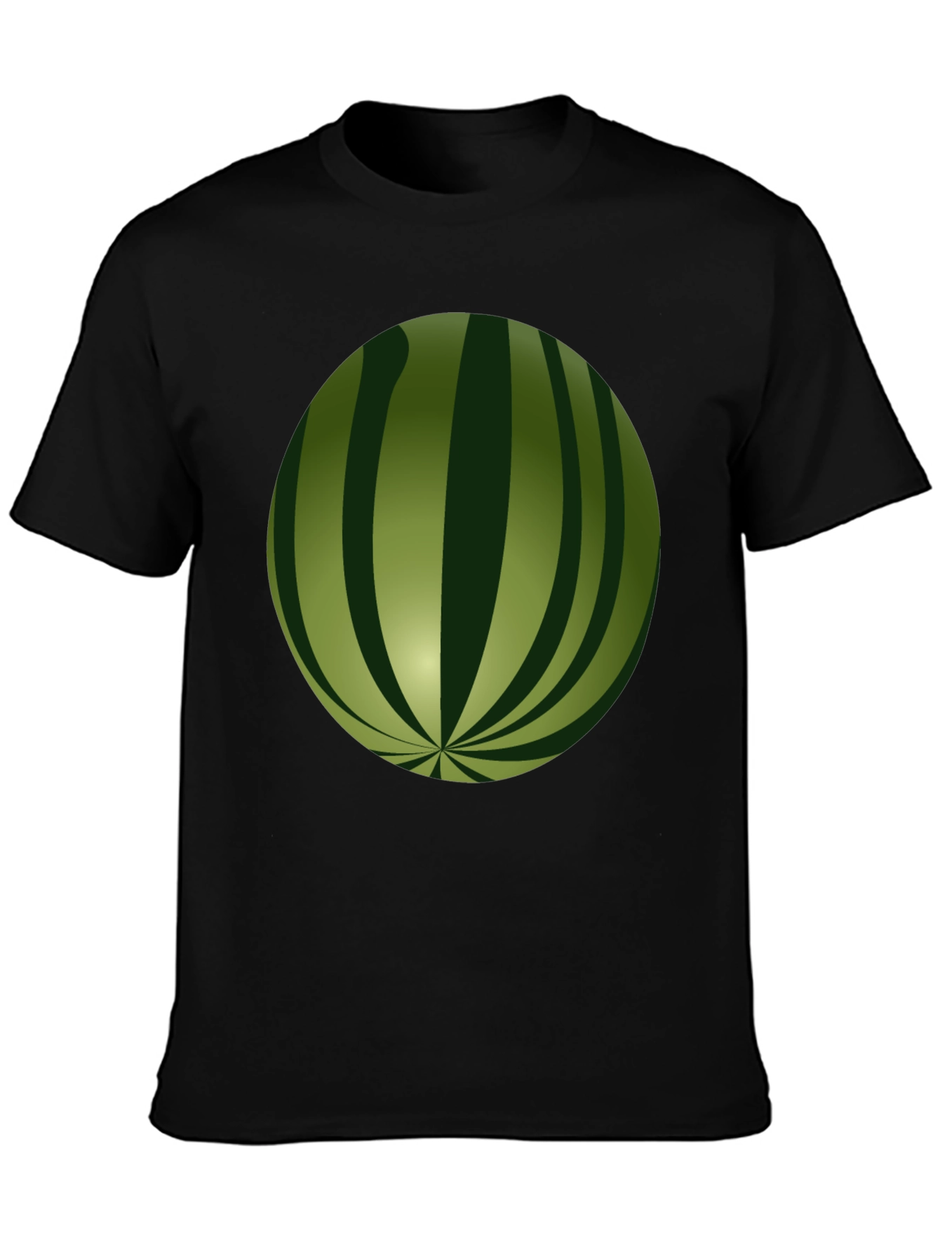 Watermelon Graphic Black T-Shirt
