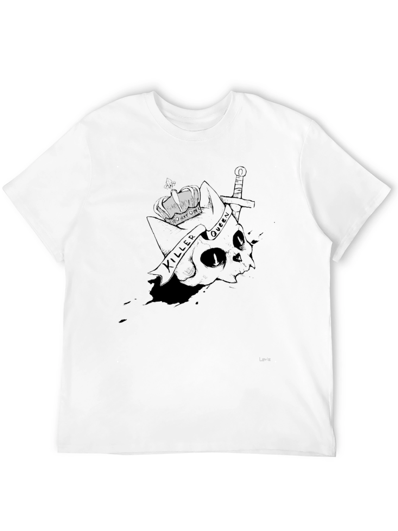 Killer Queen Graphic Tee - Black Cotton T-Shirt
