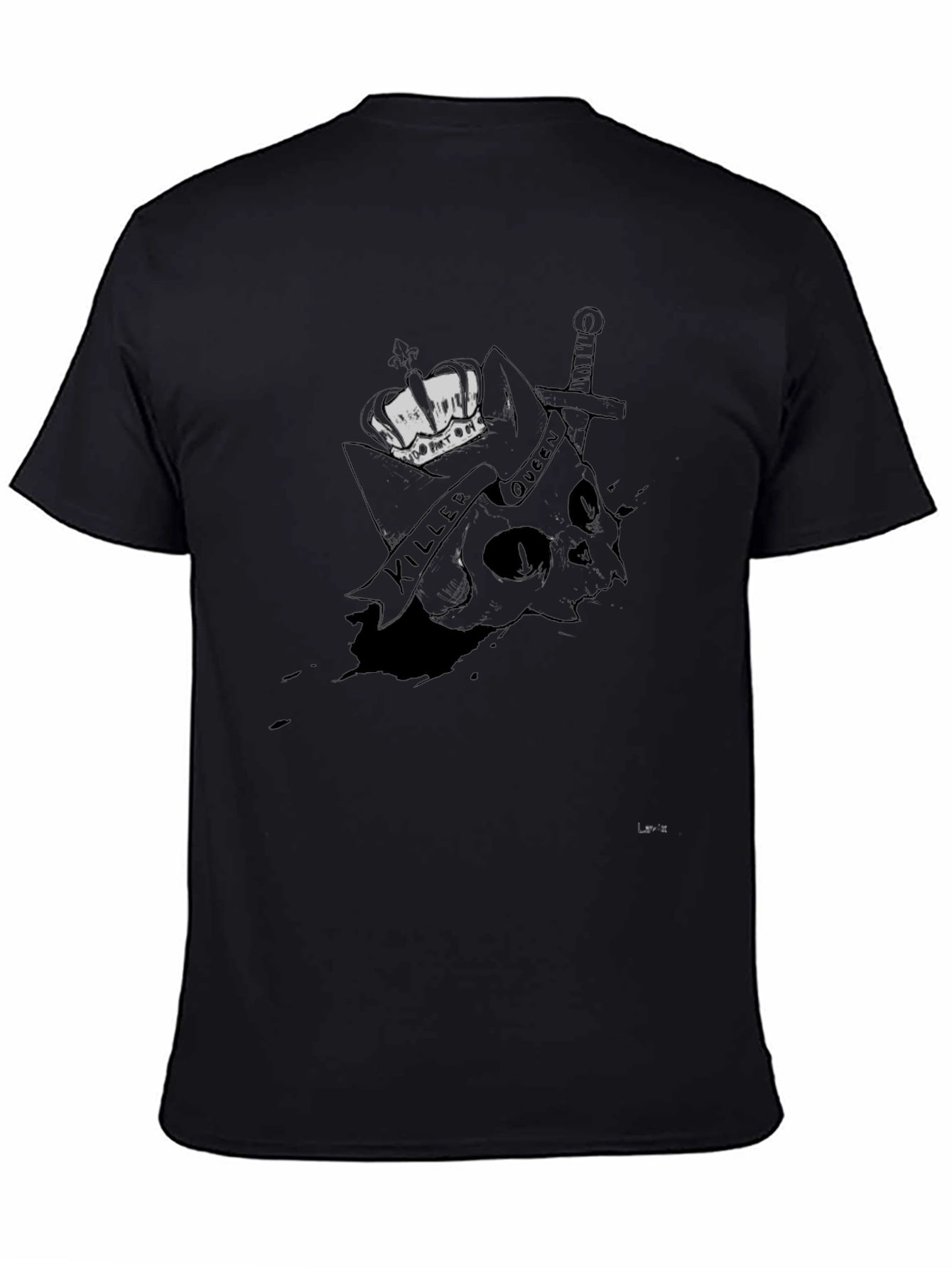 Killer Queen Graphic Tee - Black Cotton T-Shirt