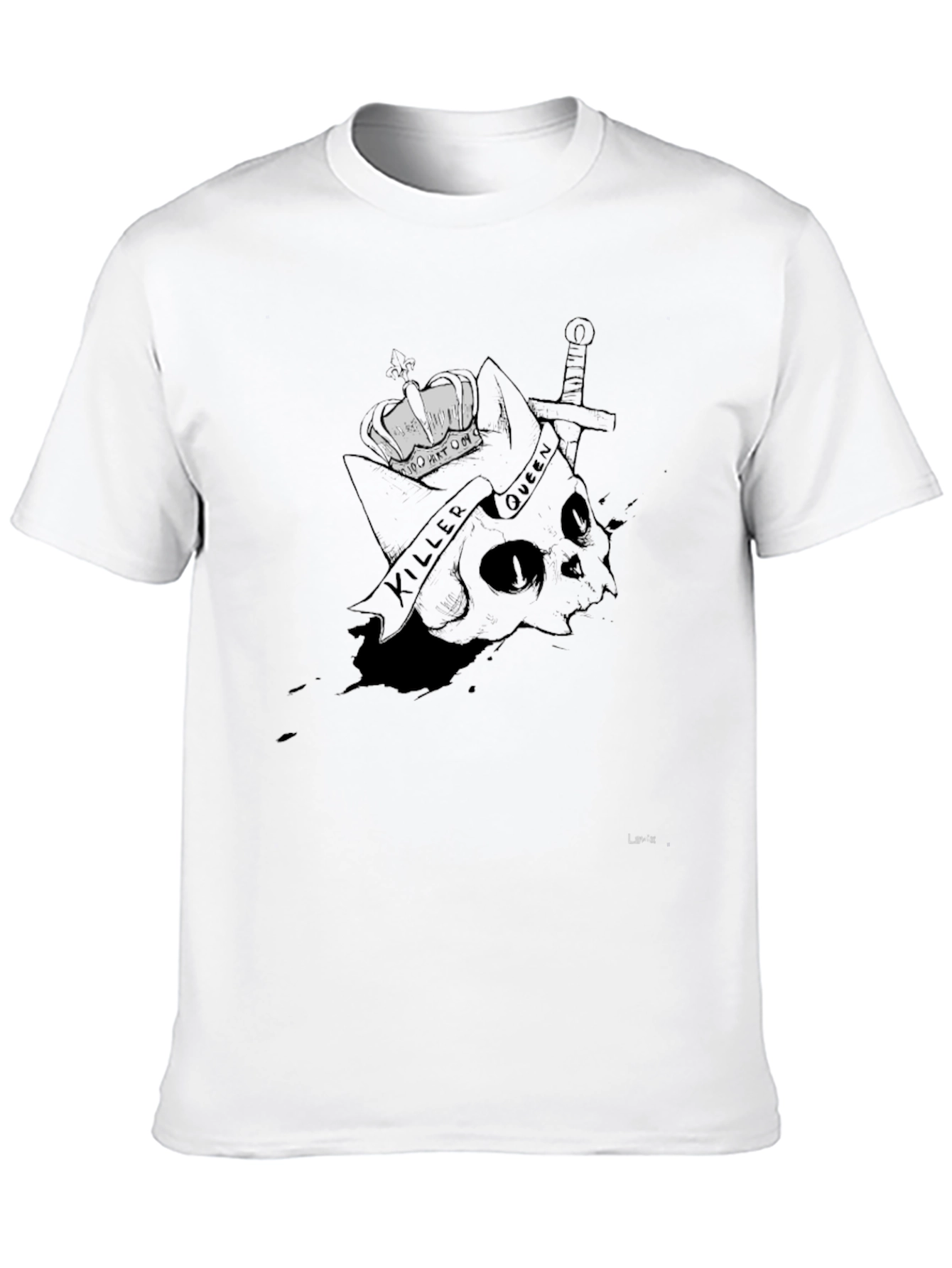 Killer Queen Graphic Tee - Black Cotton T-Shirt