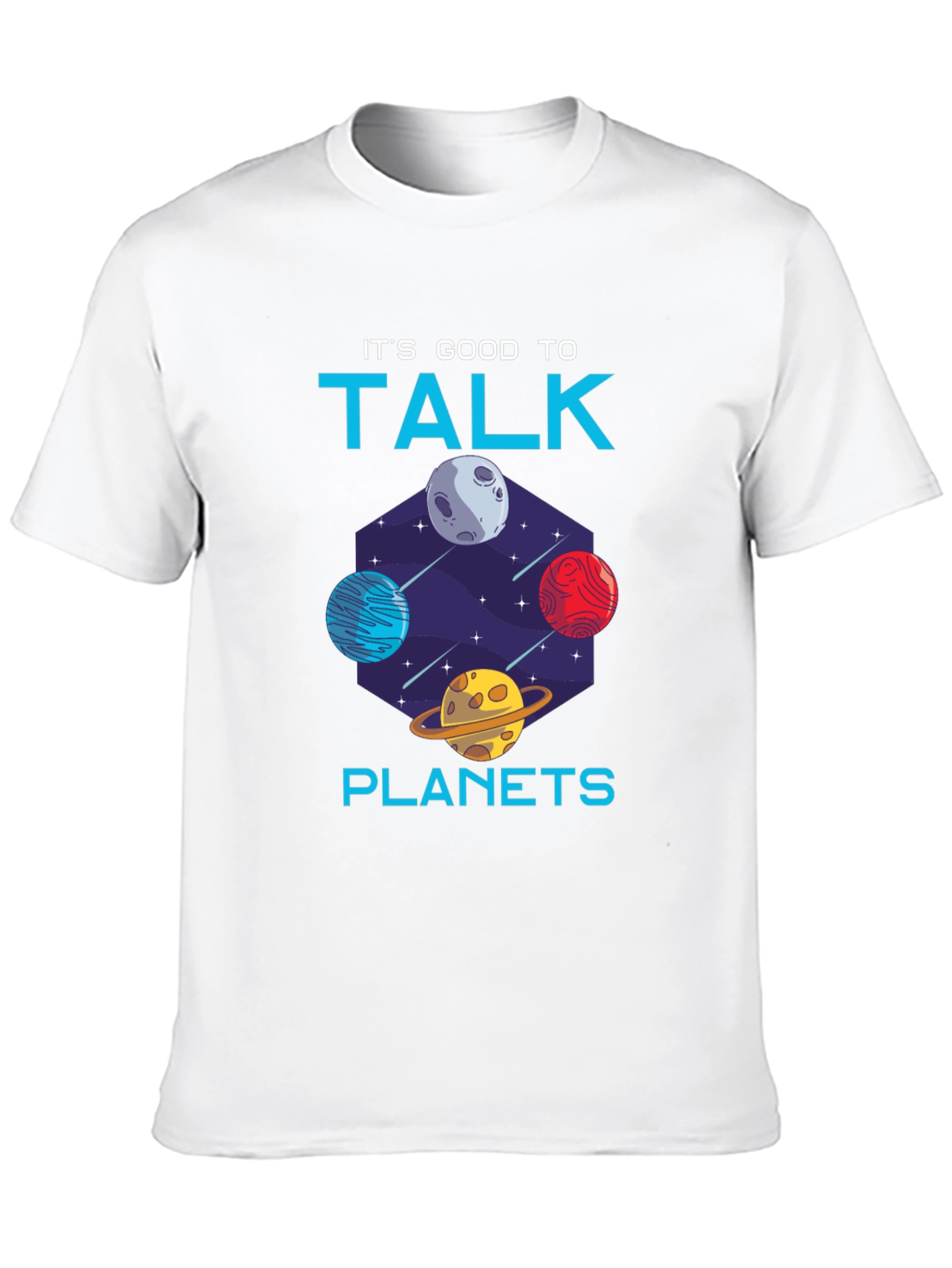 Its Good to Talk Planets Graphic Tee