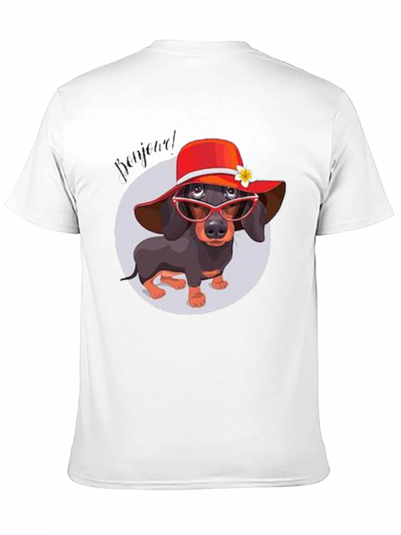 Dachshund in Hat T-Shirt - Funny Dog Lover Tee