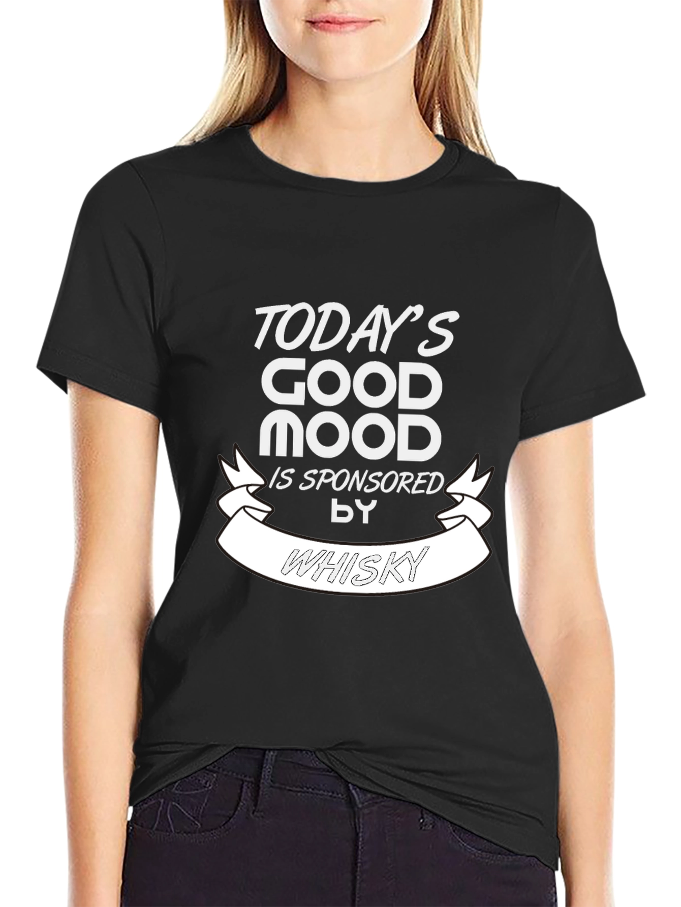 Todays Good Mood Whisky Graphic T-Shirt