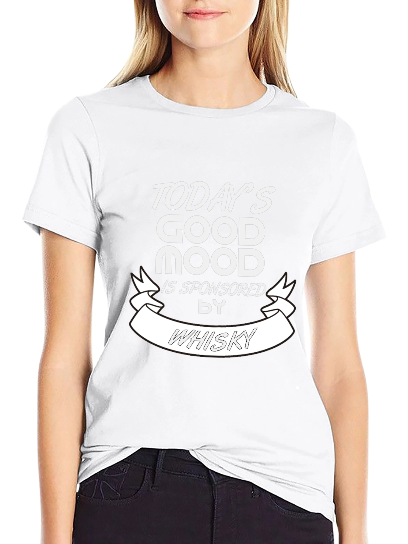 Todays Good Mood Whisky Graphic T-Shirt
