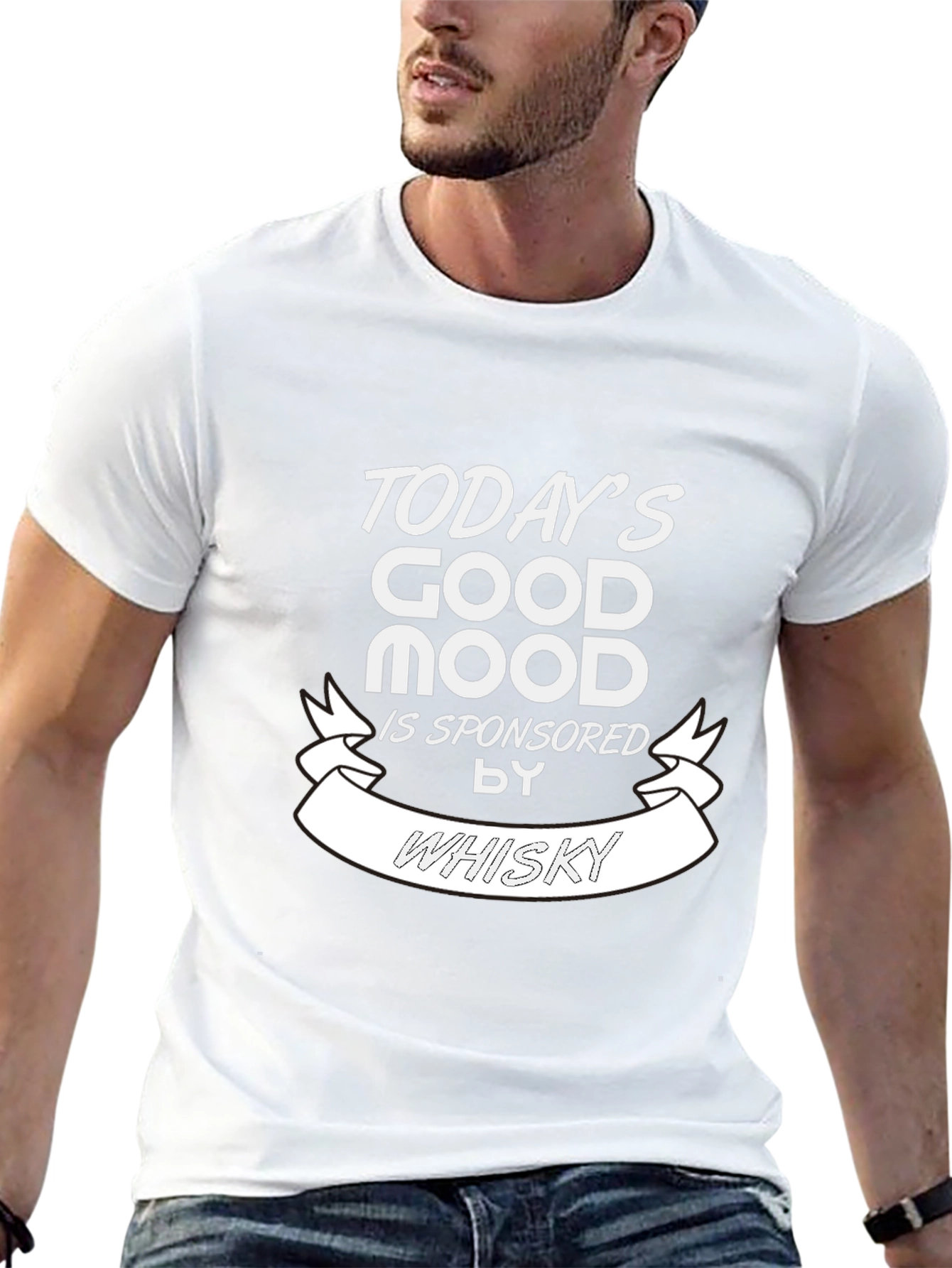 Todays Good Mood Whisky Graphic T-Shirt