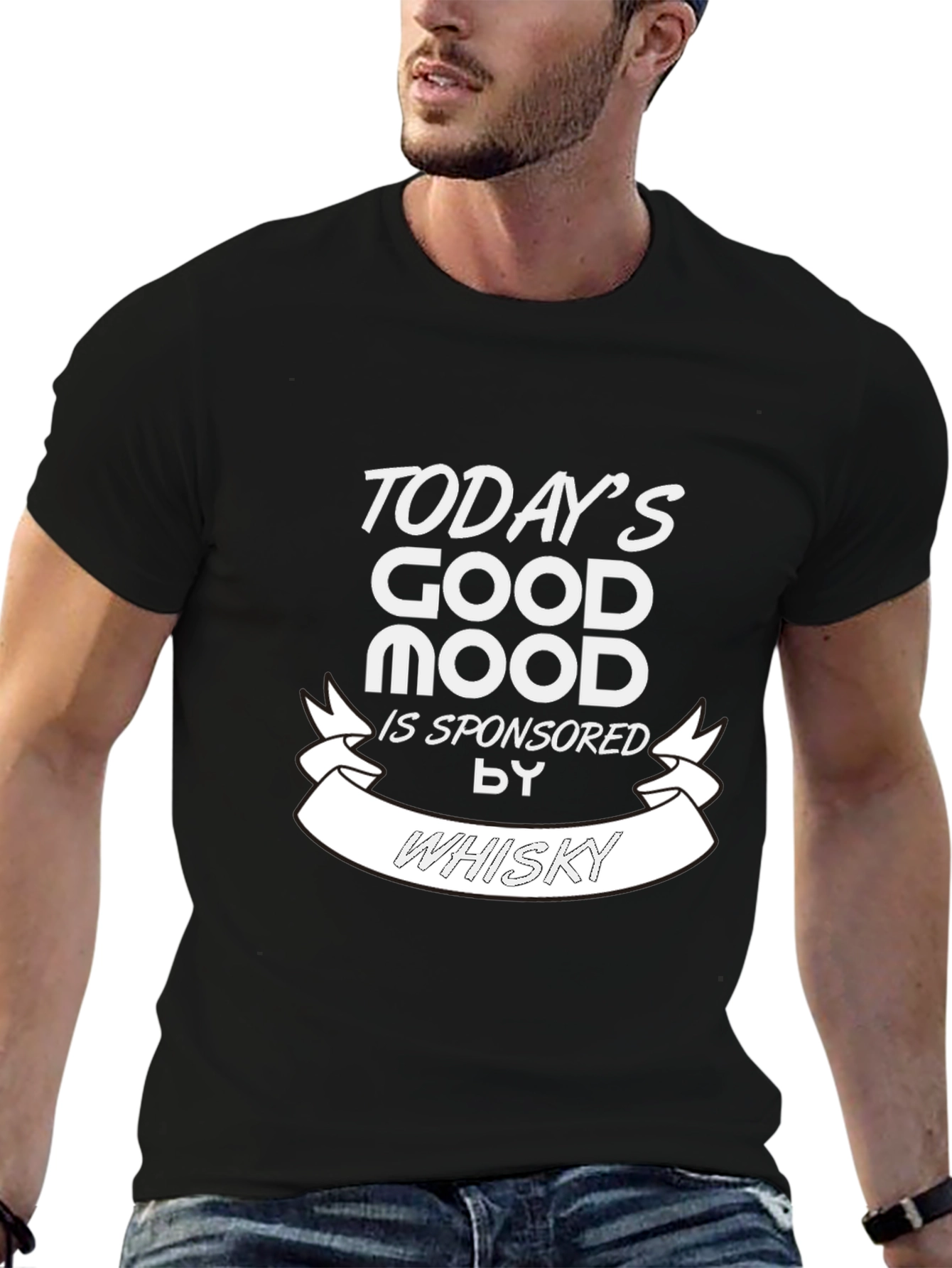 Todays Good Mood Whisky Graphic T-Shirt