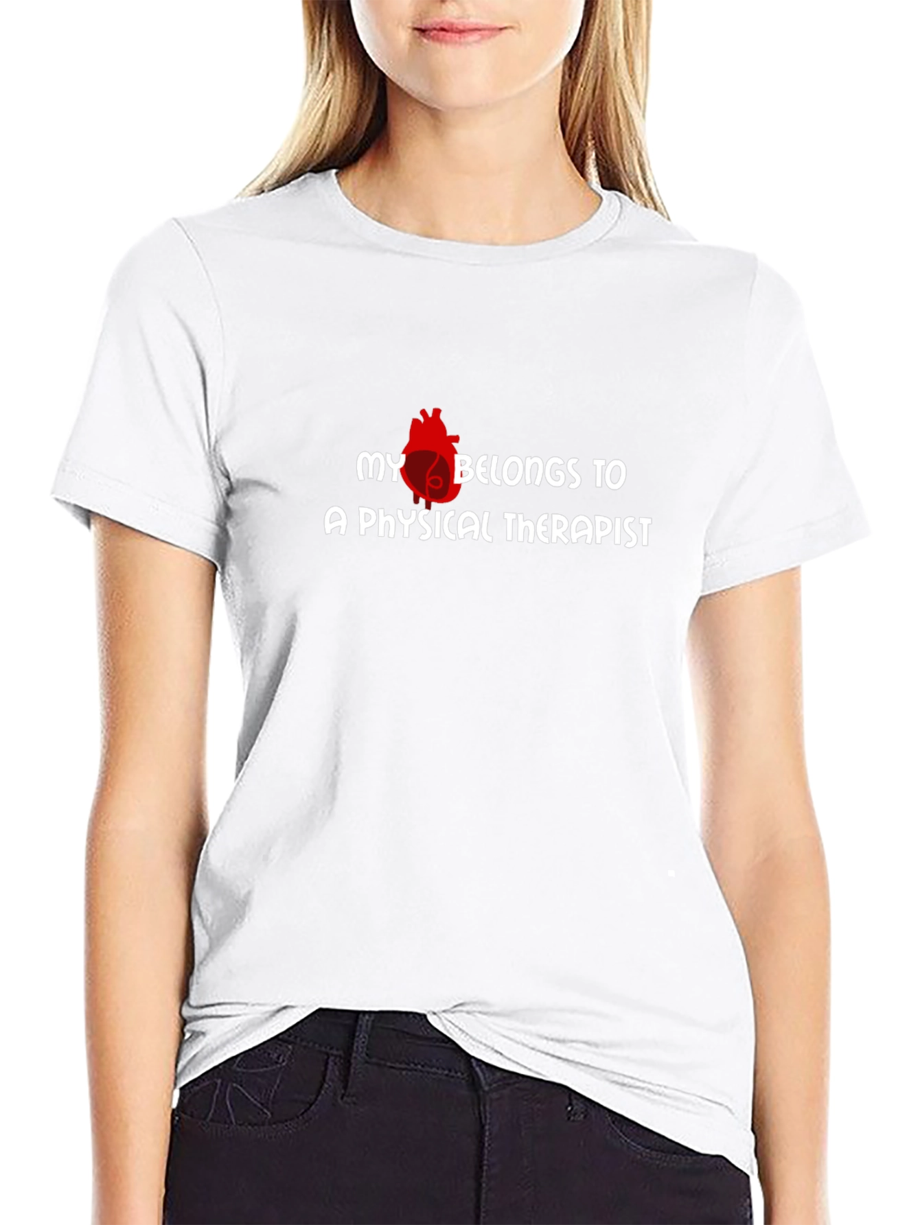 My Heart Belongs to a Physical Therapist T-Shirt