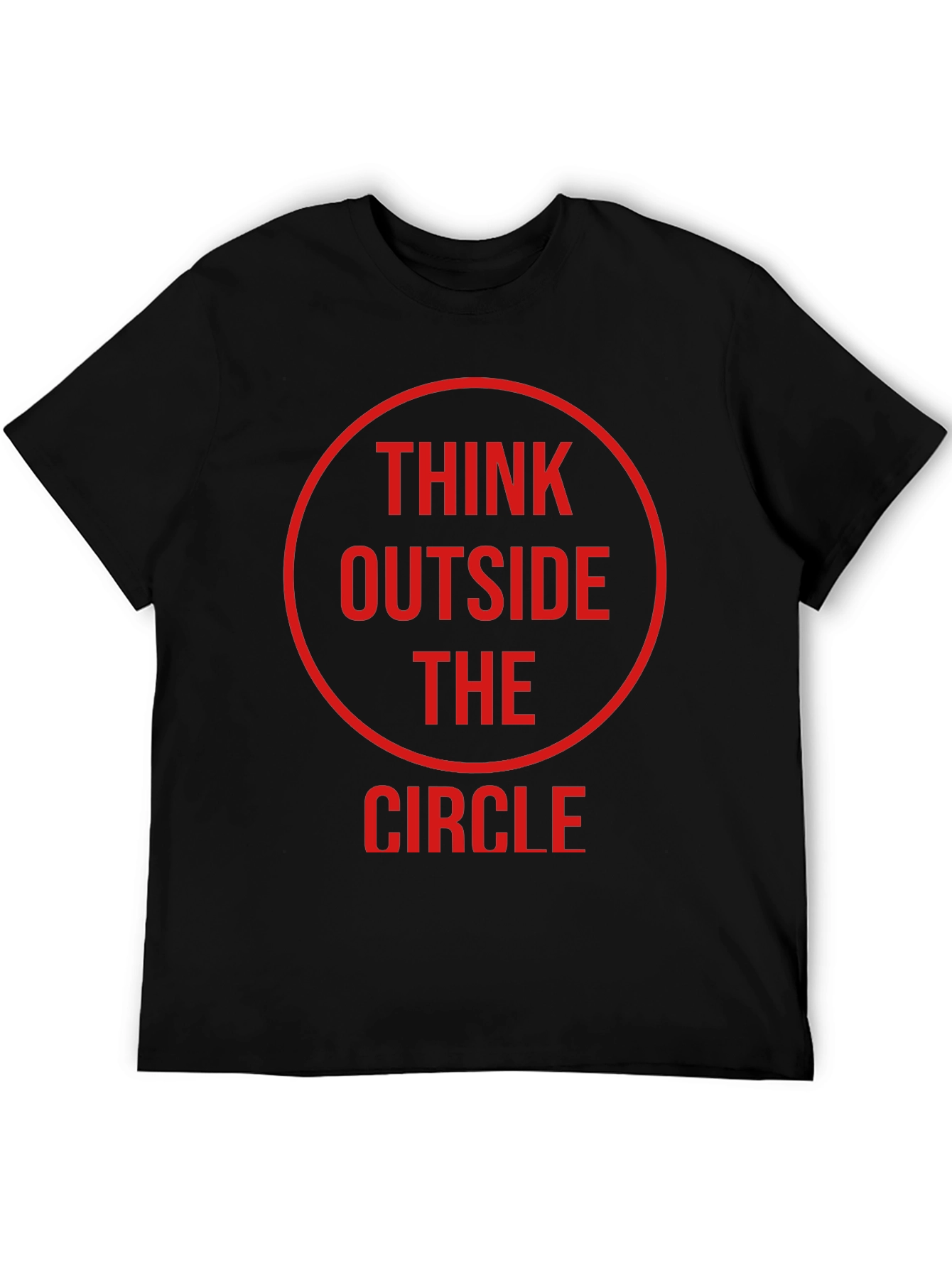 Think Outside the Circle Graphic T-Shirt