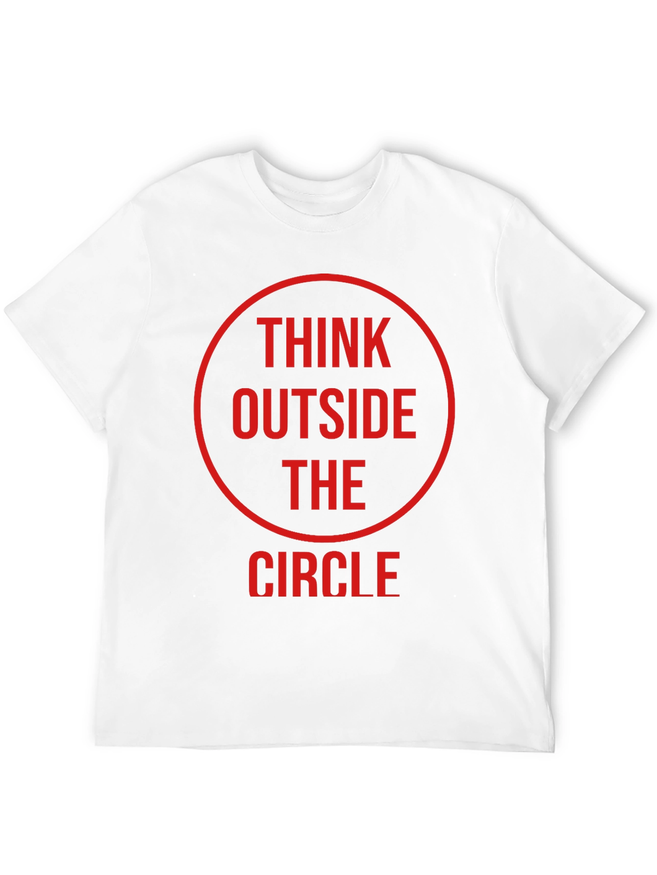 Think Outside the Circle Graphic T-Shirt