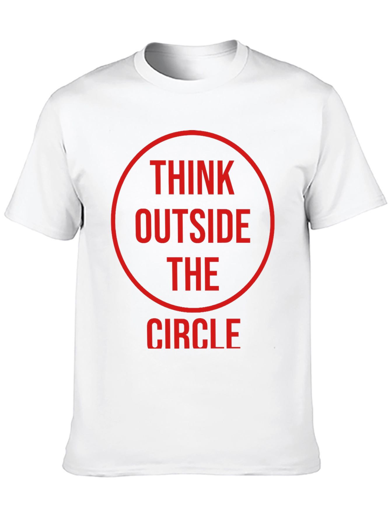 Think Outside the Circle Graphic T-Shirt