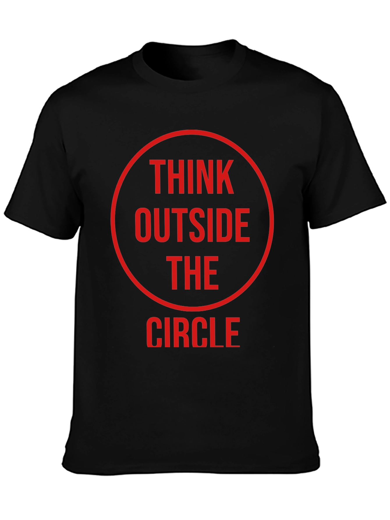 Think Outside the Circle Graphic T-Shirt