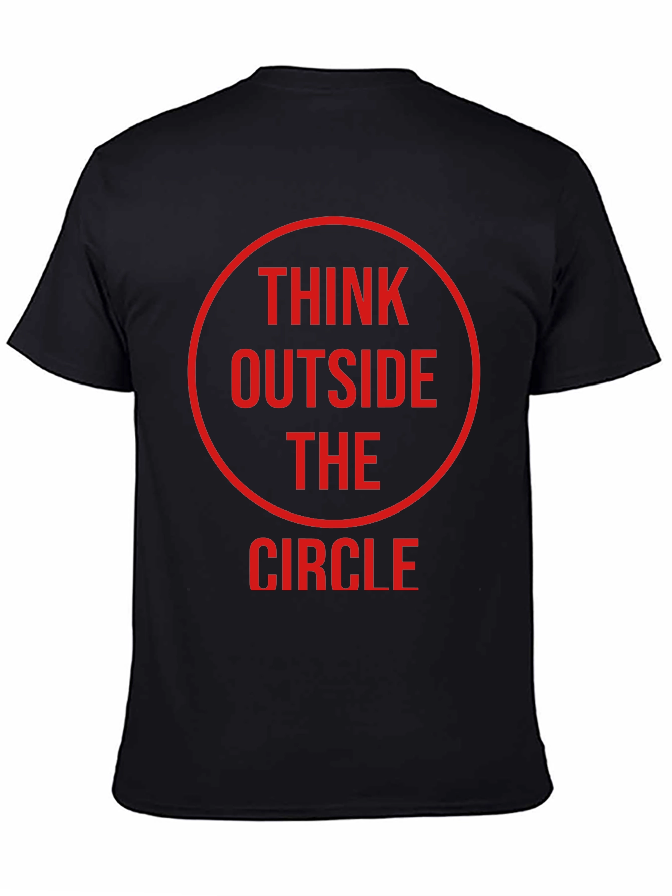 Think Outside the Circle Graphic T-Shirt