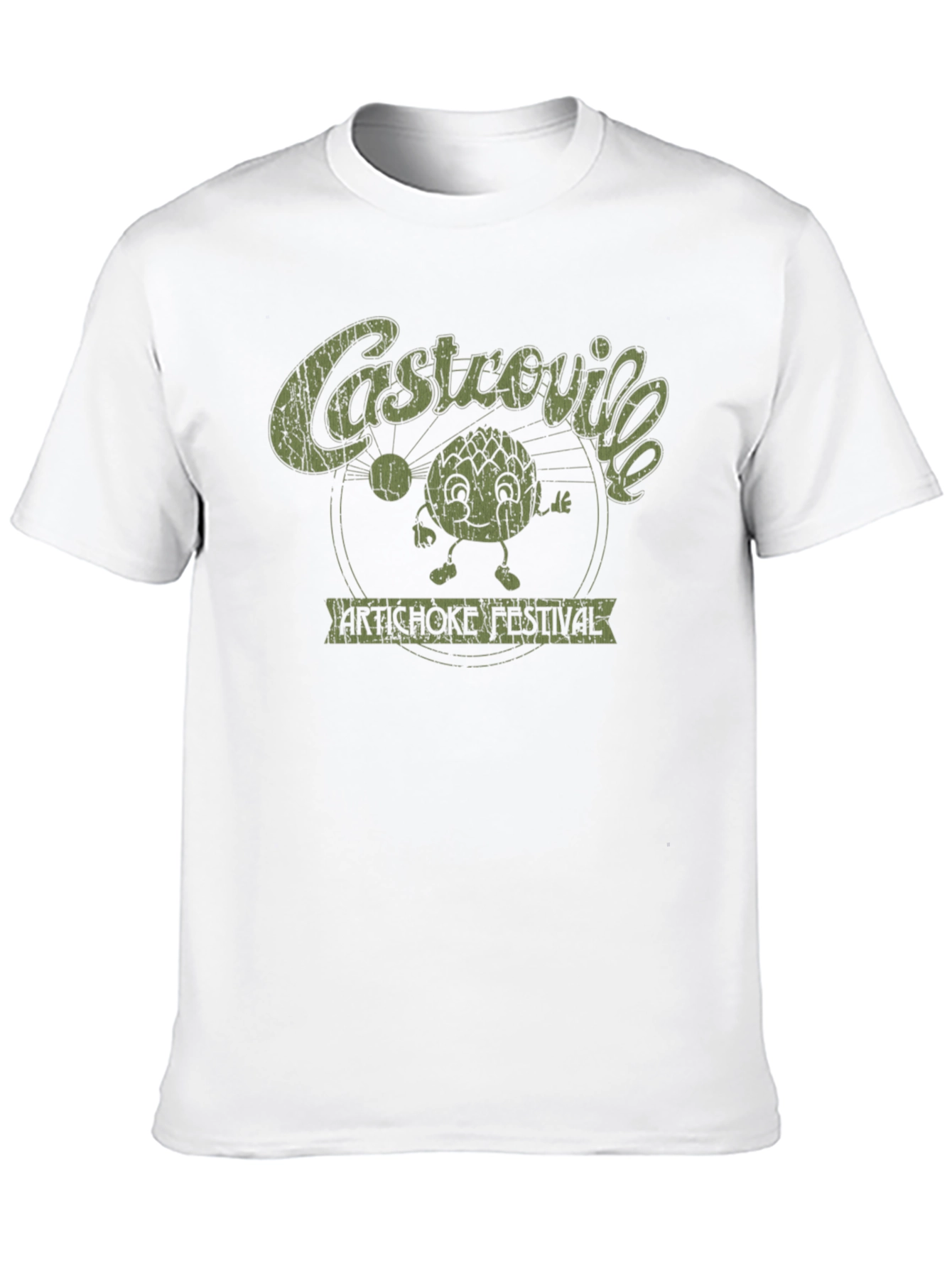 Castrovile Artichoke Festival Black Graphic T-Shirt