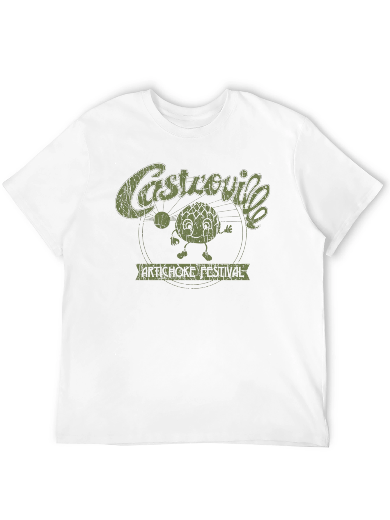 Castrovile Artichoke Festival Black Graphic T-Shirt