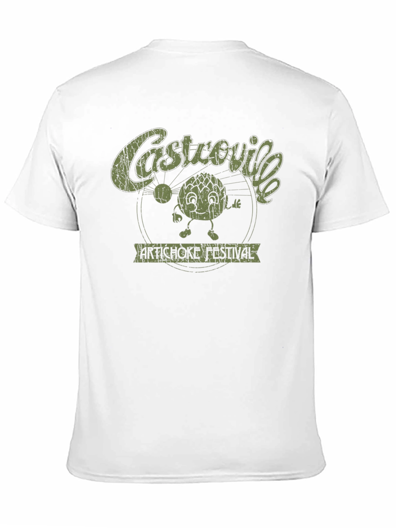 Castrovile Artichoke Festival Black Graphic T-Shirt