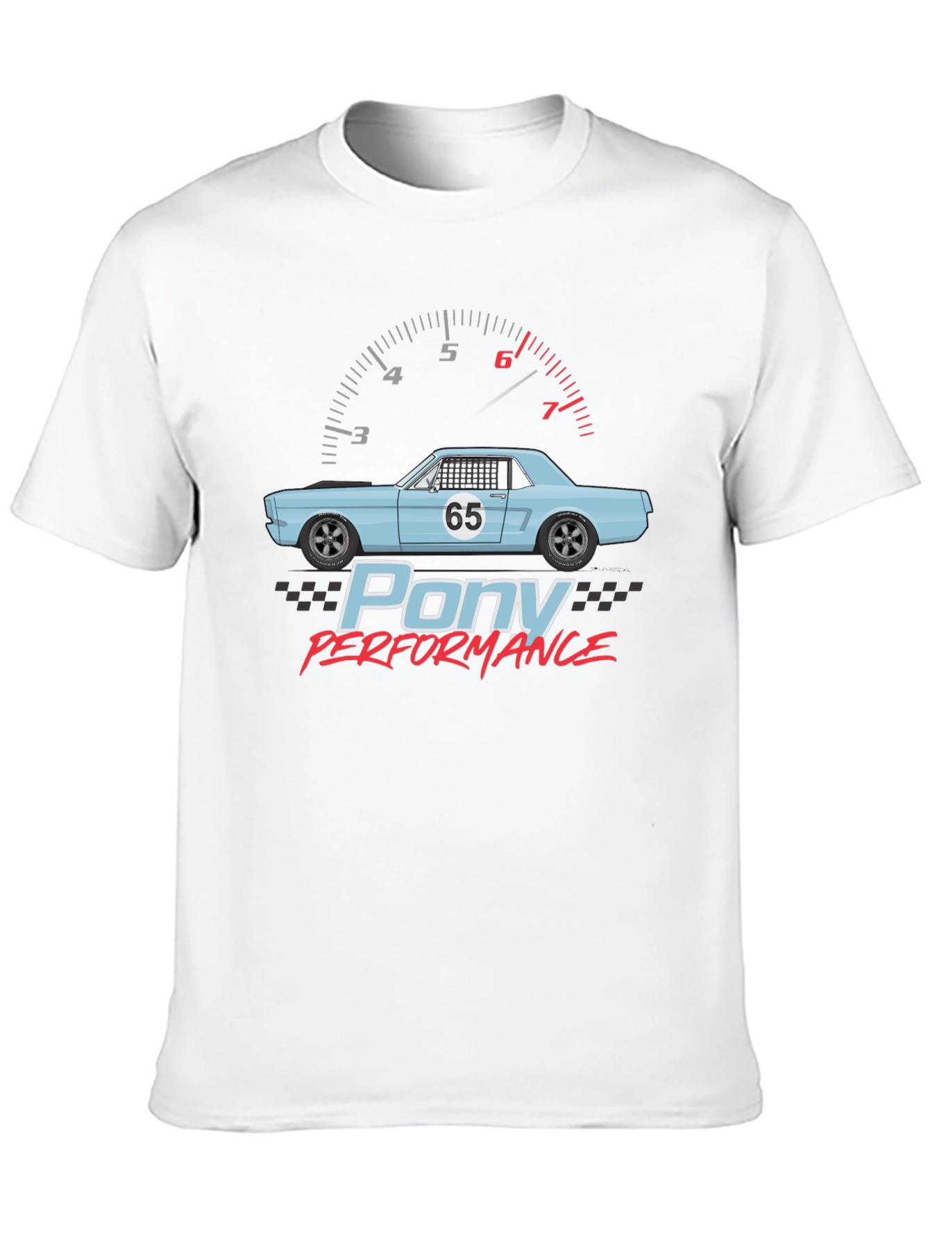 Pony Performance Car Graphic T-Shirt