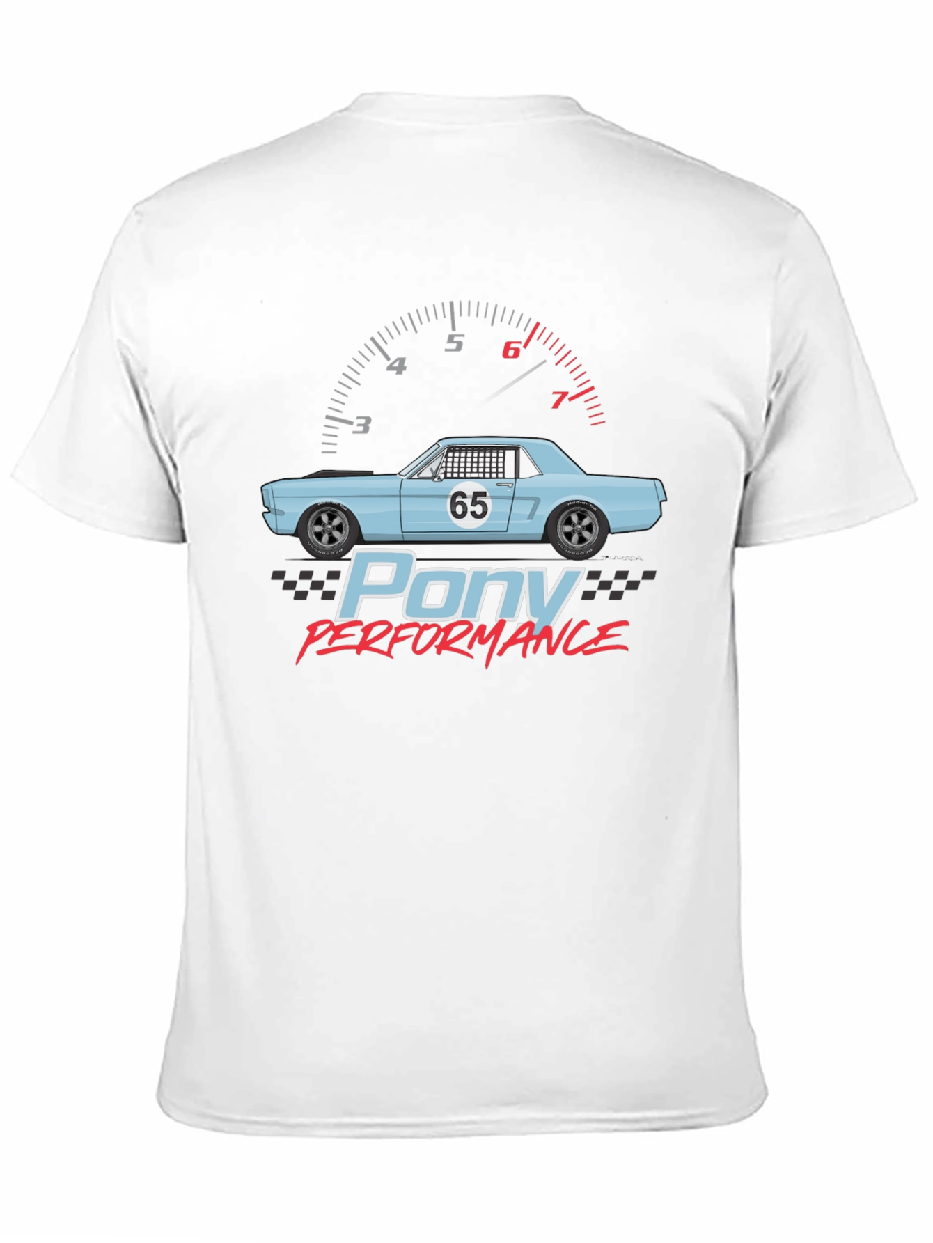 Pony Performance Car Graphic T-Shirt